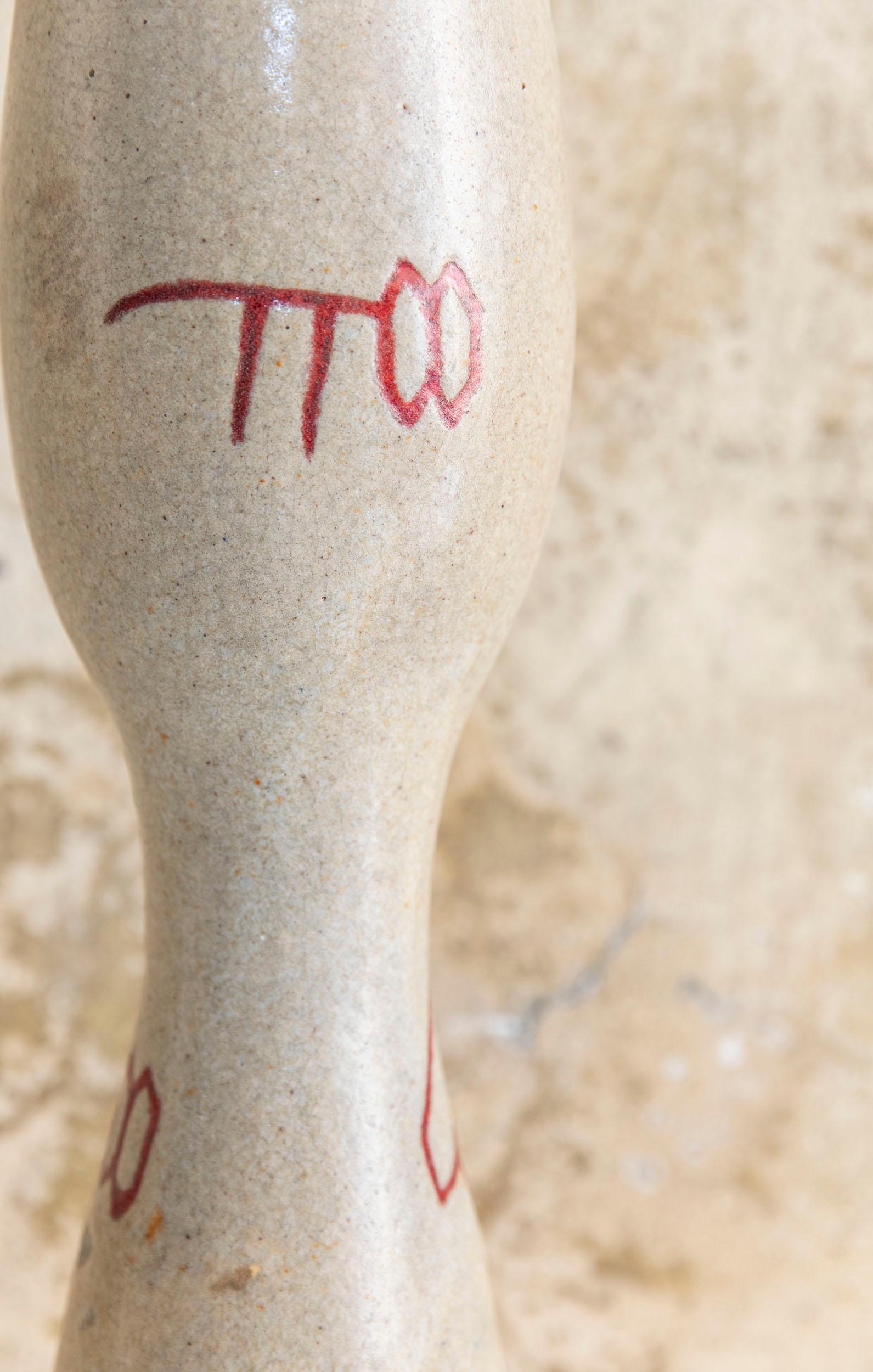 Mid-20th Century Ceramic Vase by Giovanni Petucco, Italy, C. 1950 For Sale