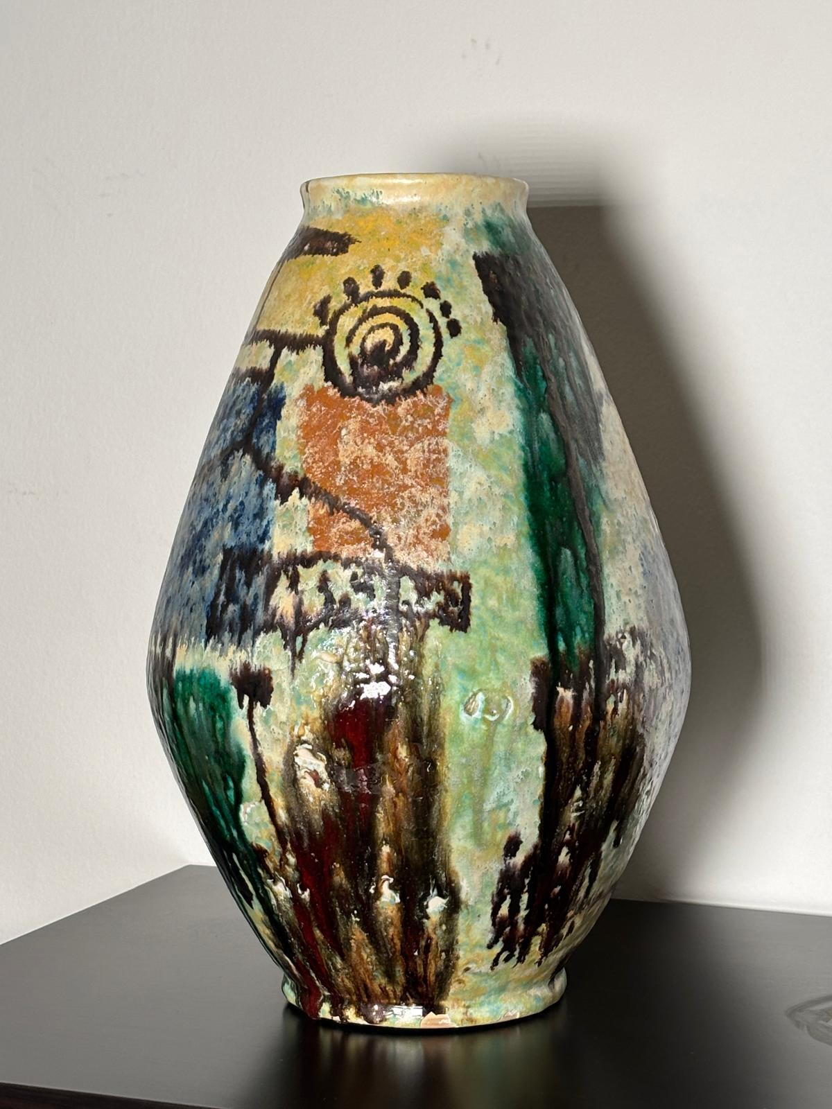 Vaso in ceramica di Guerrino Tramonti, Faenza in vendita 2
