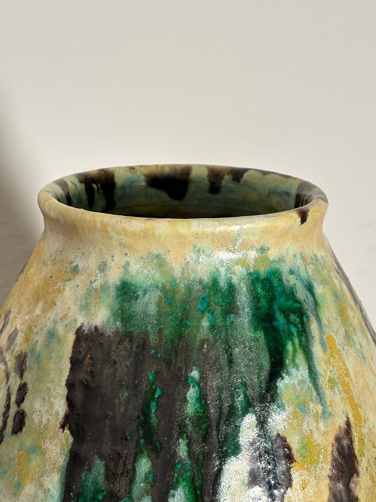 Smaltato Vaso in ceramica di Guerrino Tramonti, Faenza in vendita