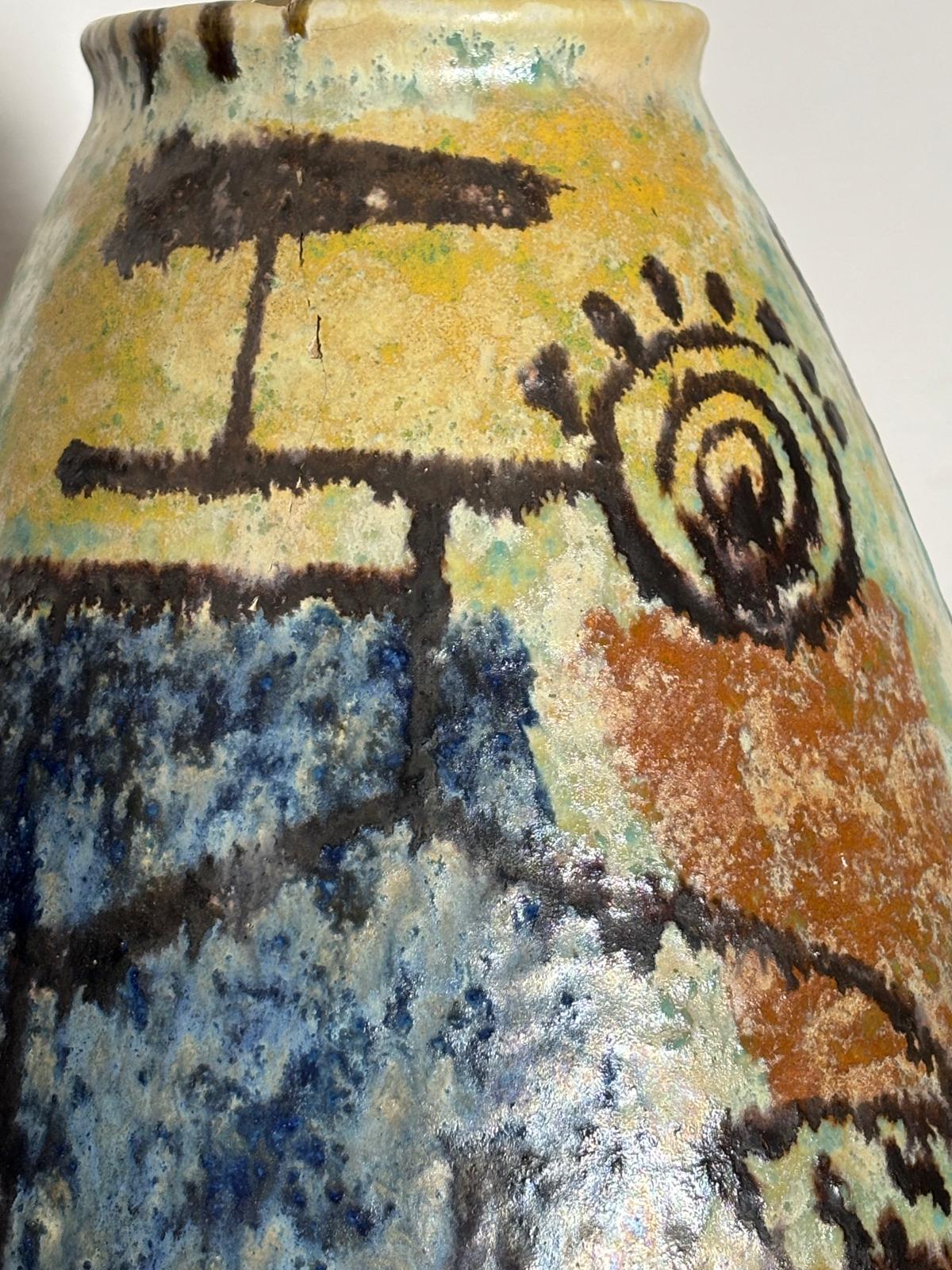 Vaso in ceramica di Guerrino Tramonti, Faenza in vendita 1