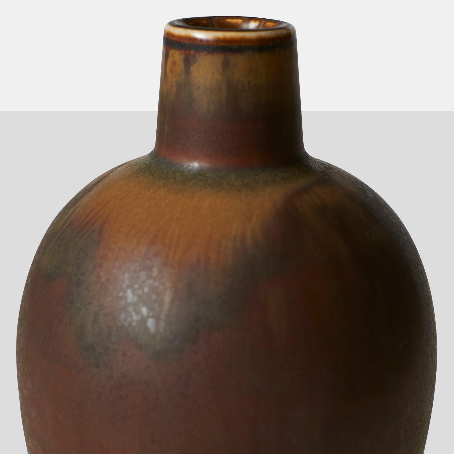 Swedish Ceramic Vase by Gunnar Nylund for Rörstrand