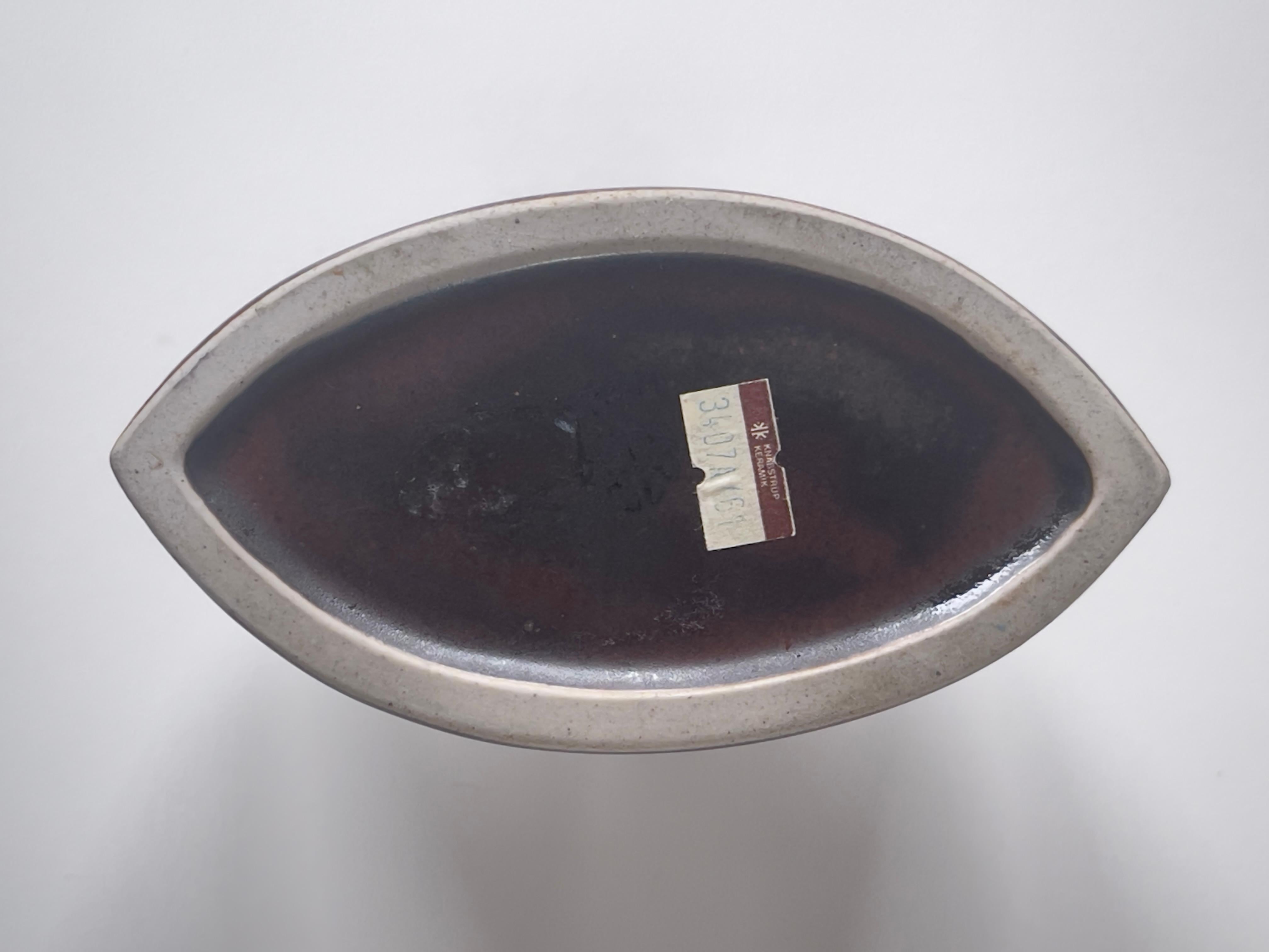 Vase en céramique d'Inger Persson pour Knapstrup Keramik Danemark années 1960. en vente 3