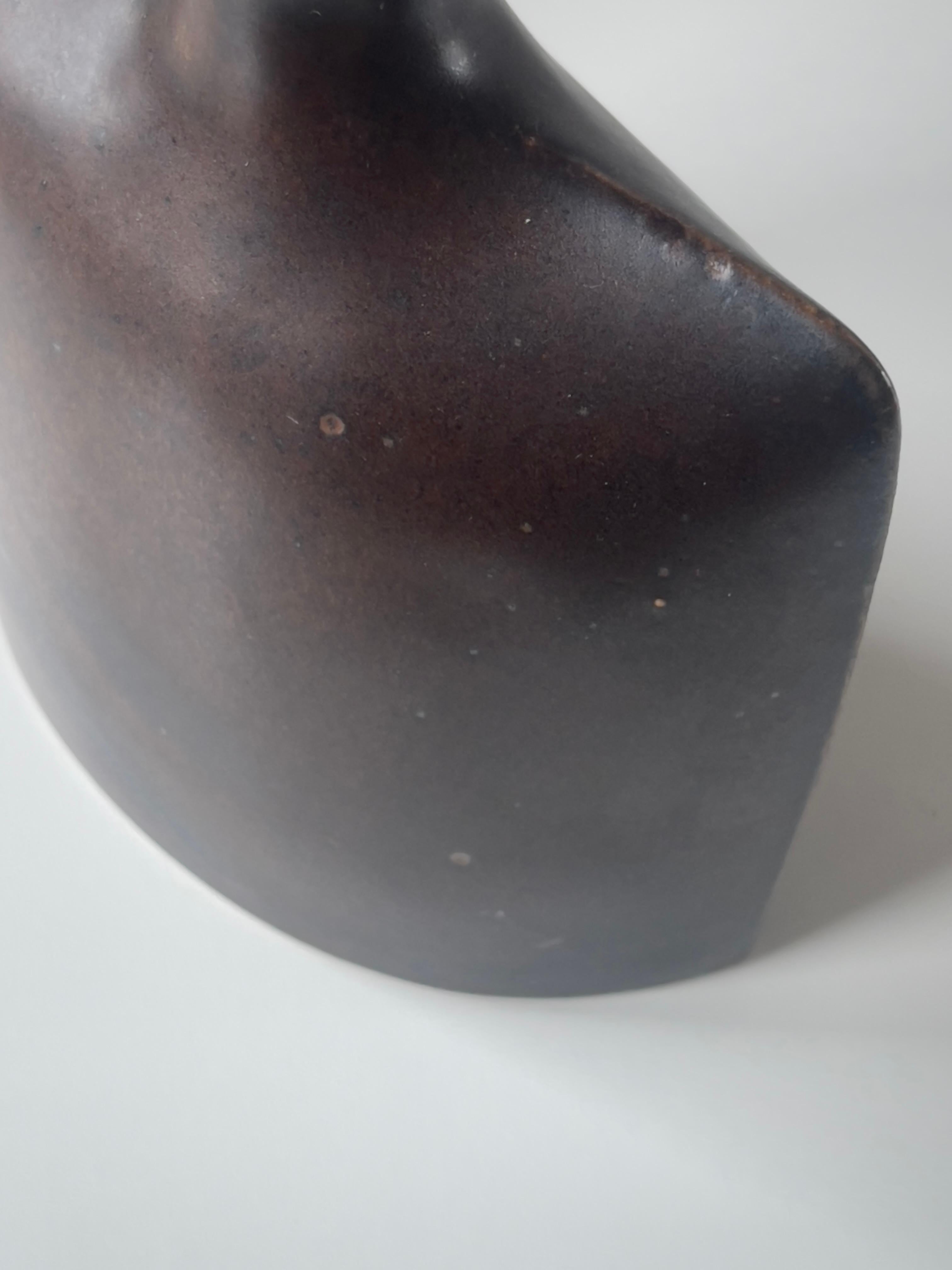 Vase en céramique d'Inger Persson pour Knapstrup Keramik Danemark années 1960. en vente 4