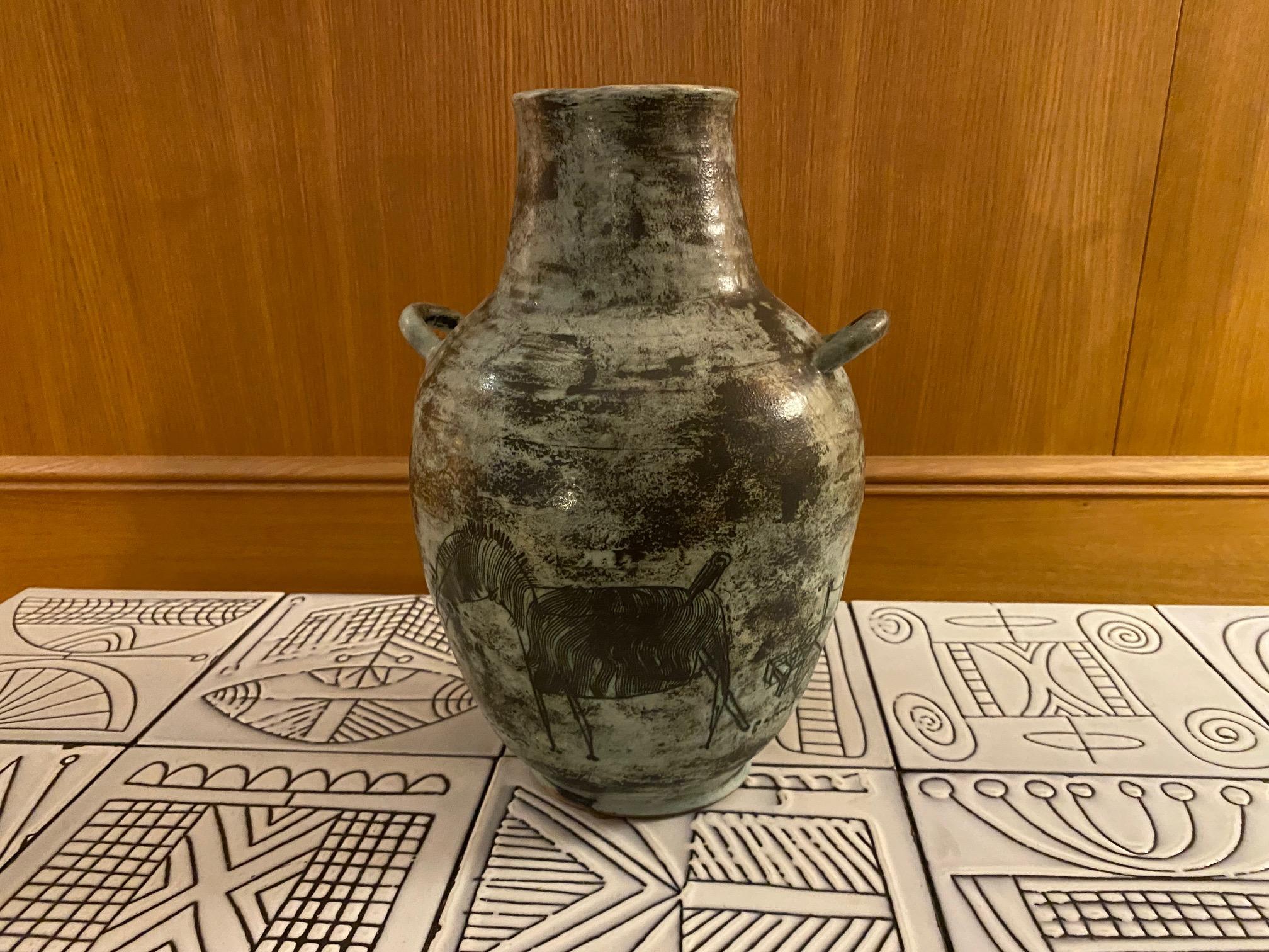 Ceramic Vase by Jacques Blin, France, 1960s For Sale 1