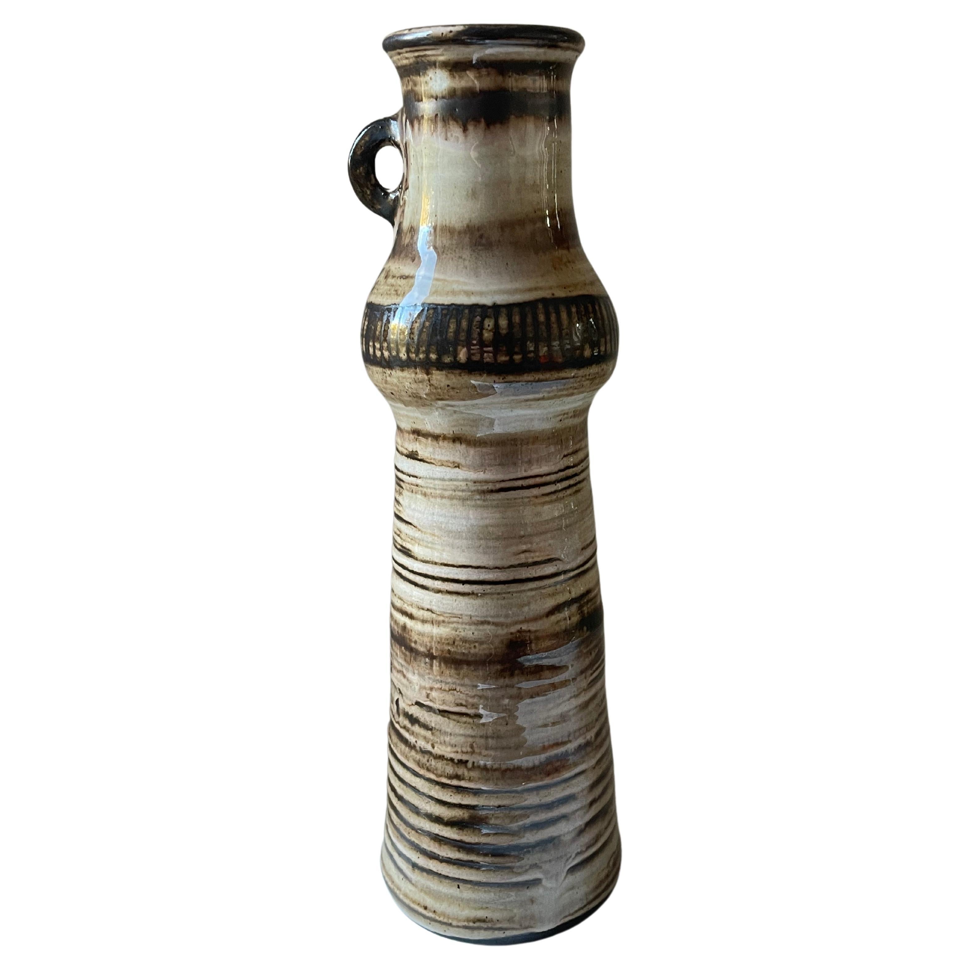 Ceramic vase by Jacques Pouchain, circa 1960, France