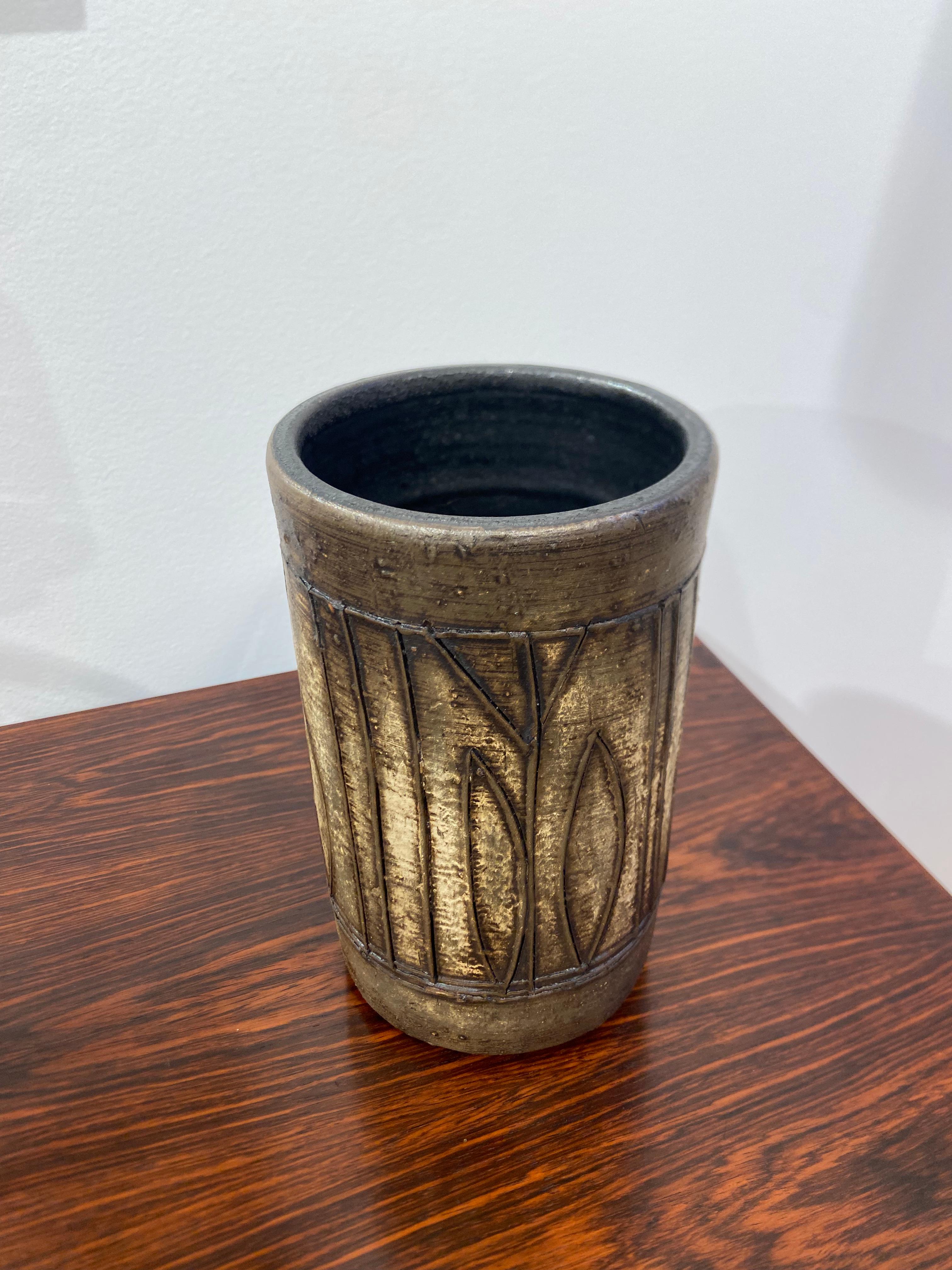 Vaso in ceramica di Jacques Pouchain degli anni '60 In condizioni buone in vendita a PARIS, FR