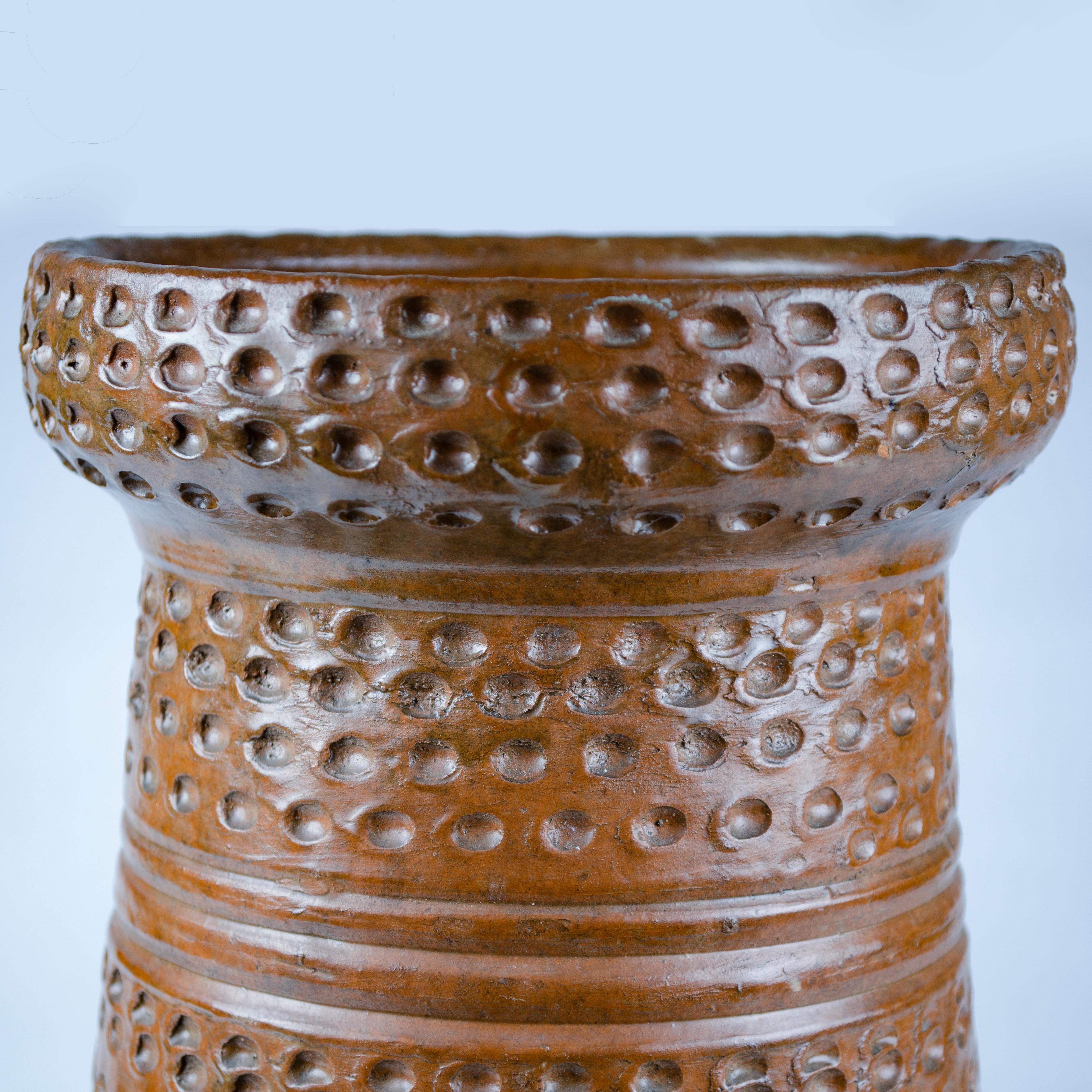 Art Deco Ceramic Vase by Jean Besnard For Sale