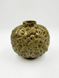 Keramikvase von Jean Besnard "Frühling"