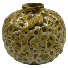 Vaso in ceramica di Jean Besnard "Primavera