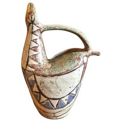 Ceramic Vase by Jean Derval / Vallauris, France, 1960s