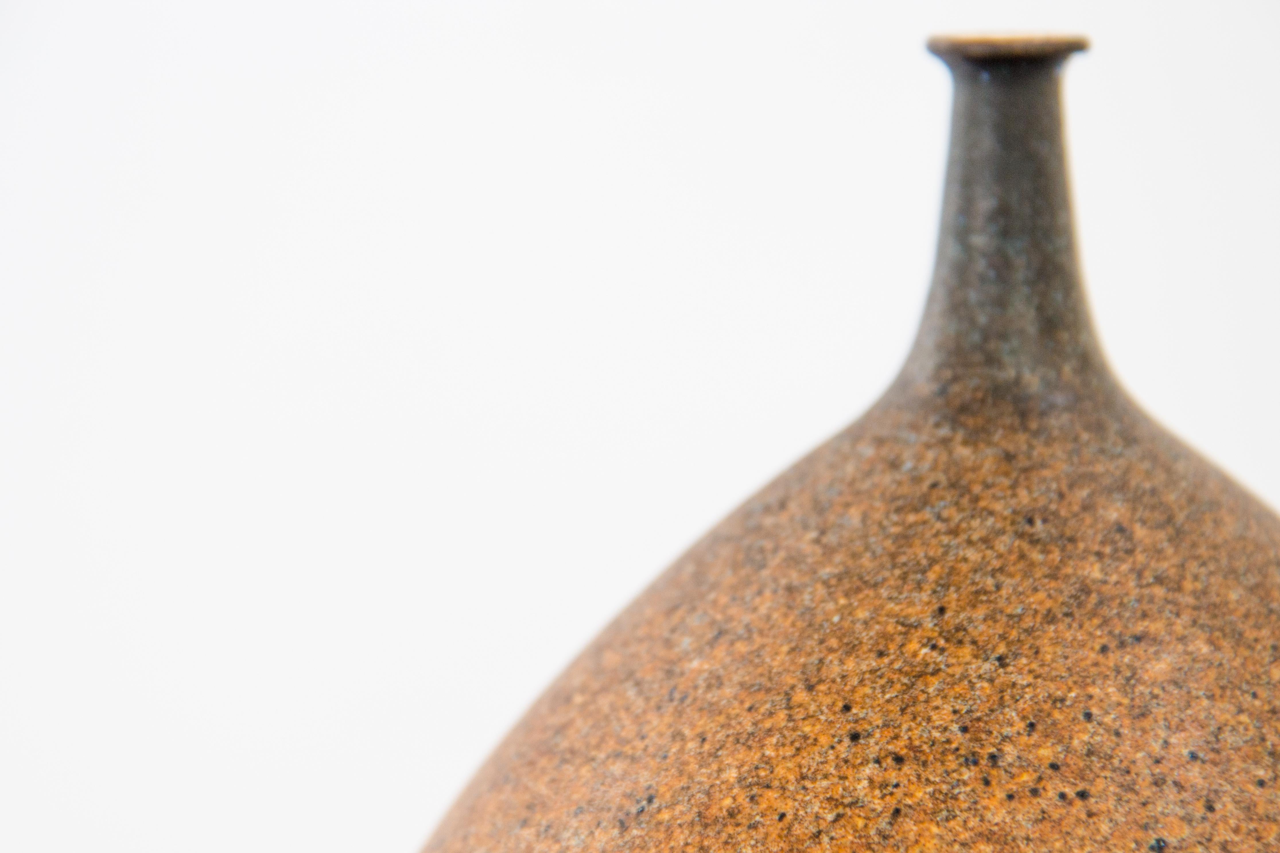 Mid-Century Modern Ceramic vase by Joan Carillo For Sale