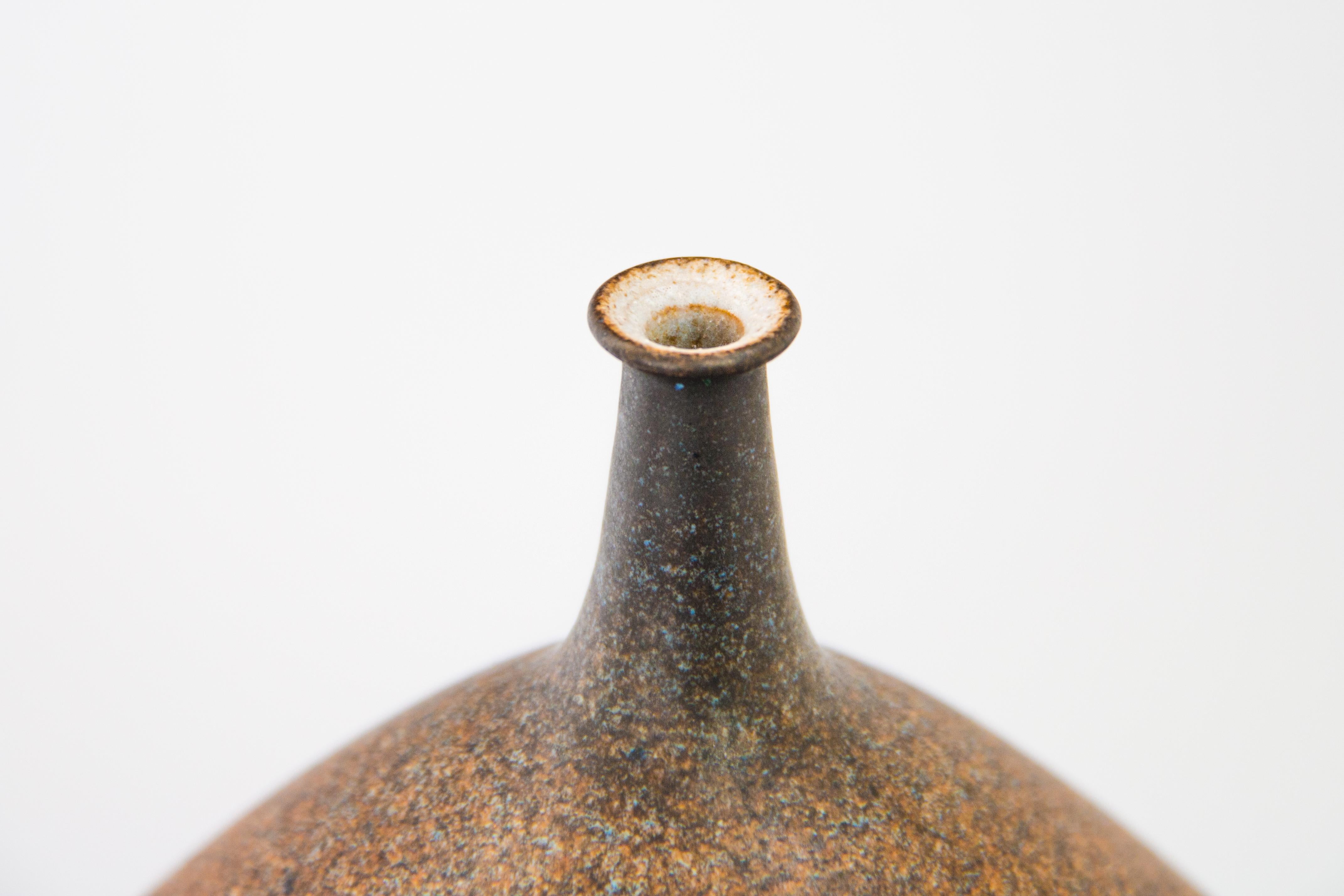 Spanish Ceramic vase by Joan Carillo For Sale