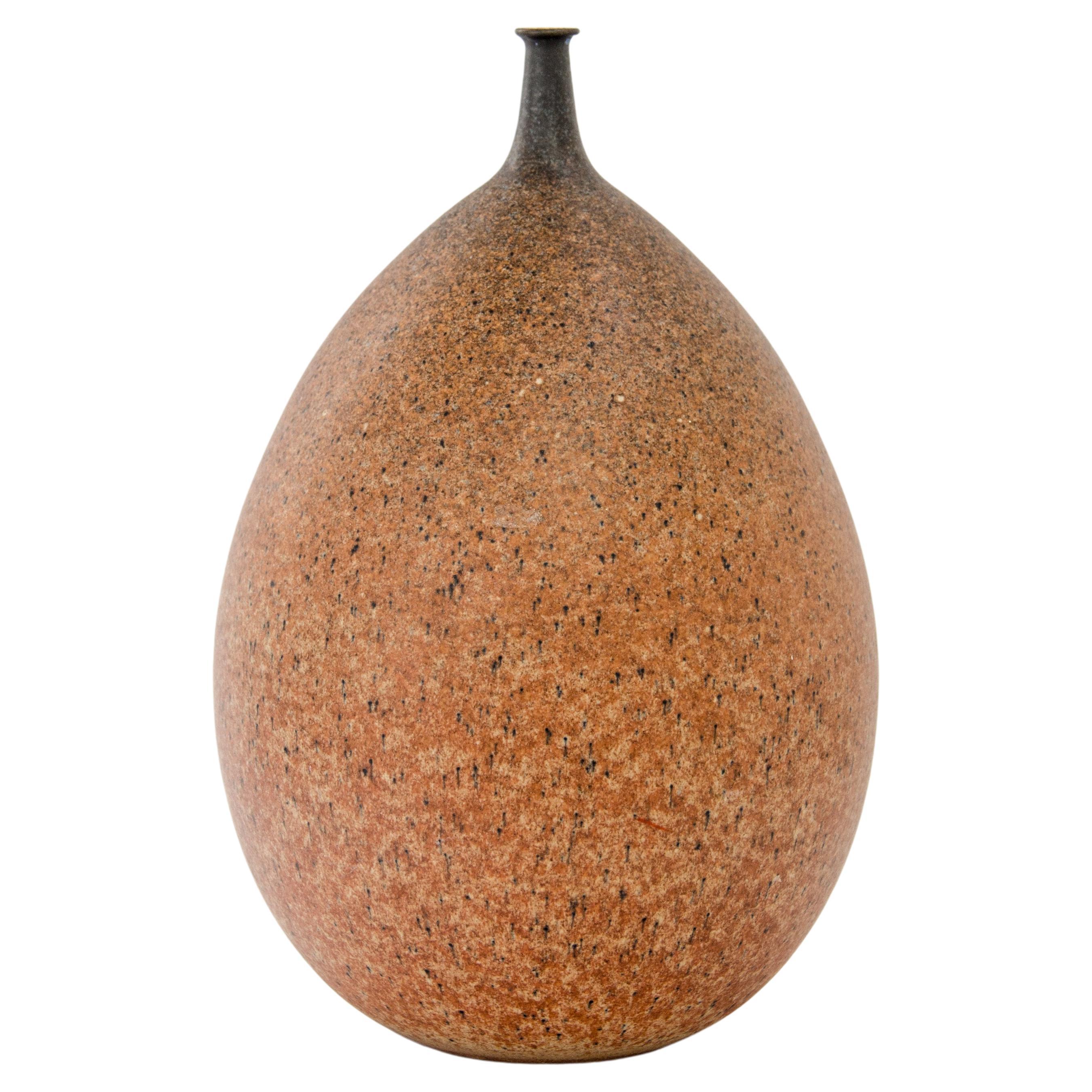 Ceramic vase by Joan Carillo For Sale