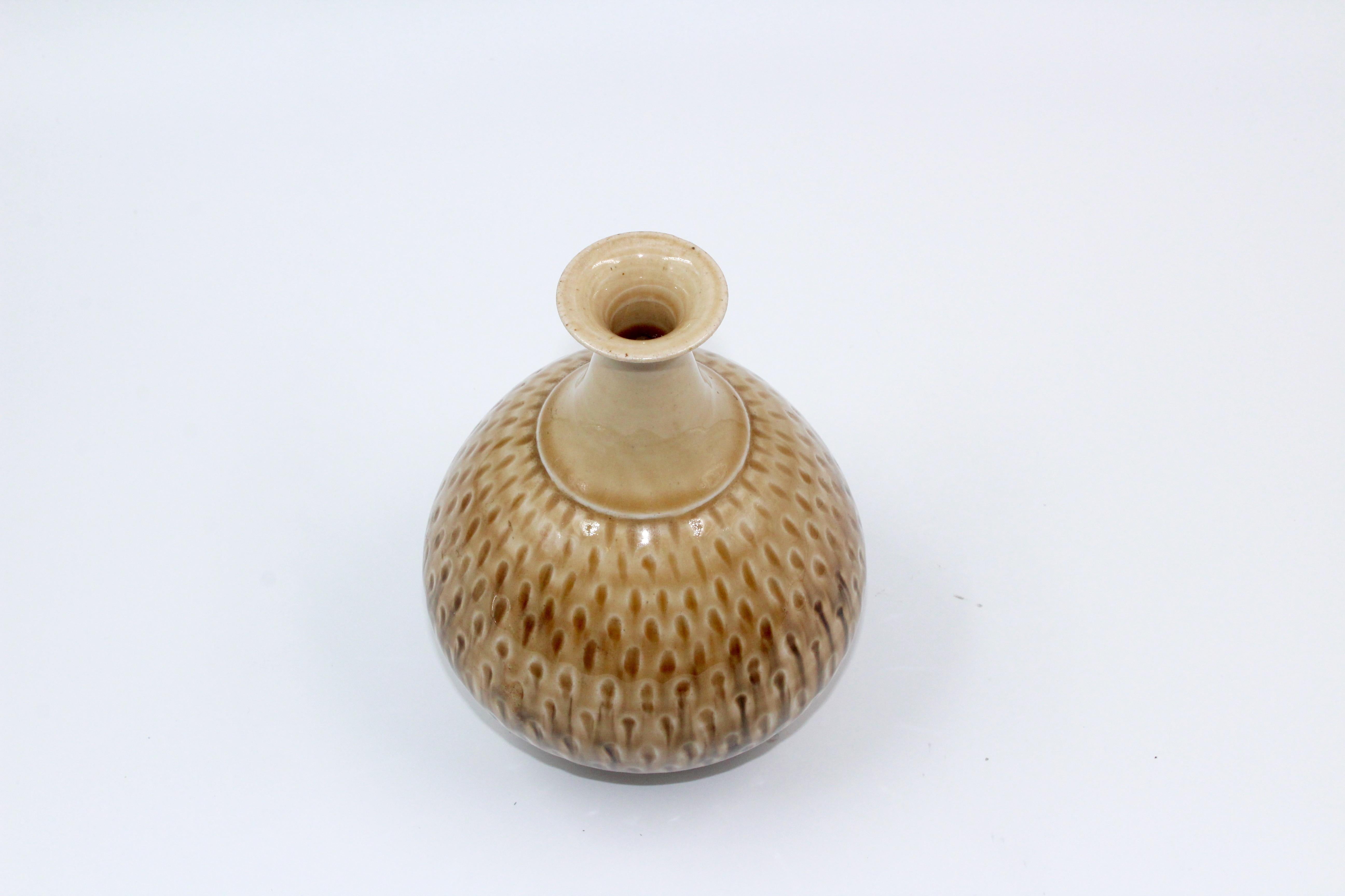 Ceramic Vase by John Andersson, Höganäs Keramik, 1950s In Good Condition For Sale In Malmo, SE