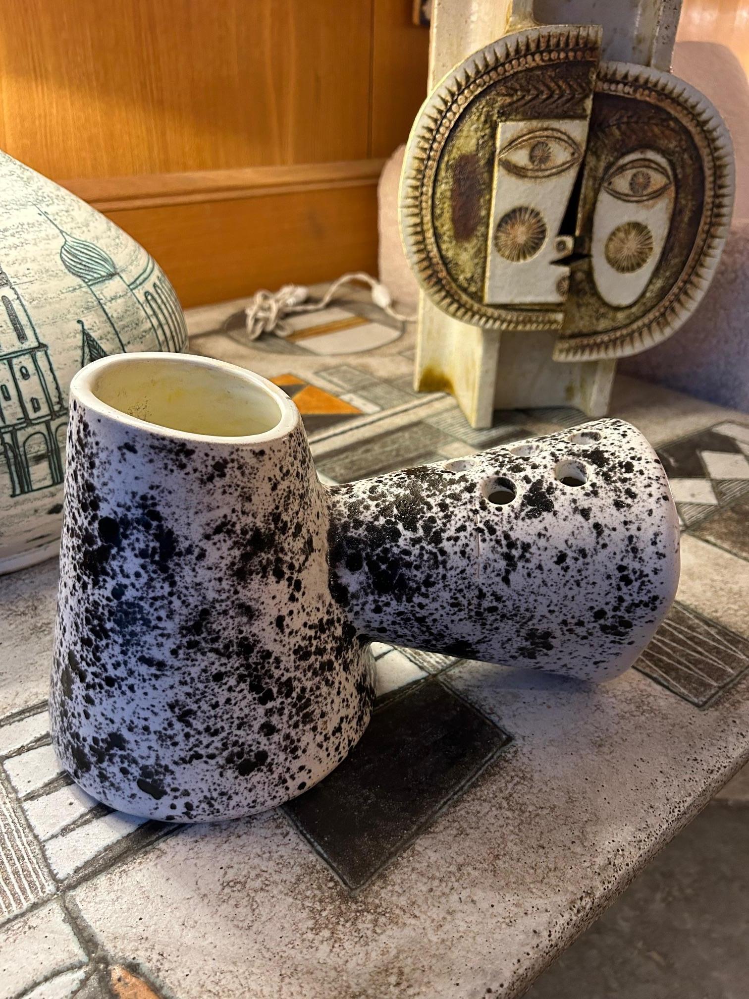Modern Ceramic Vase by Mado Jolain, France, 1960s For Sale