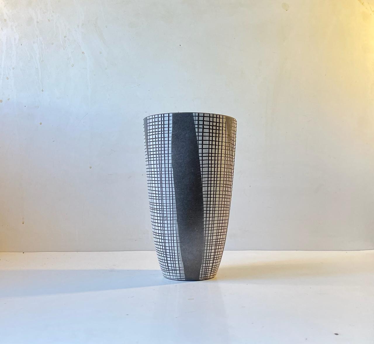 Swedish Ceramic Vase by Mari Simmulson for Upsala Ekeby Sweden, 1960s For Sale