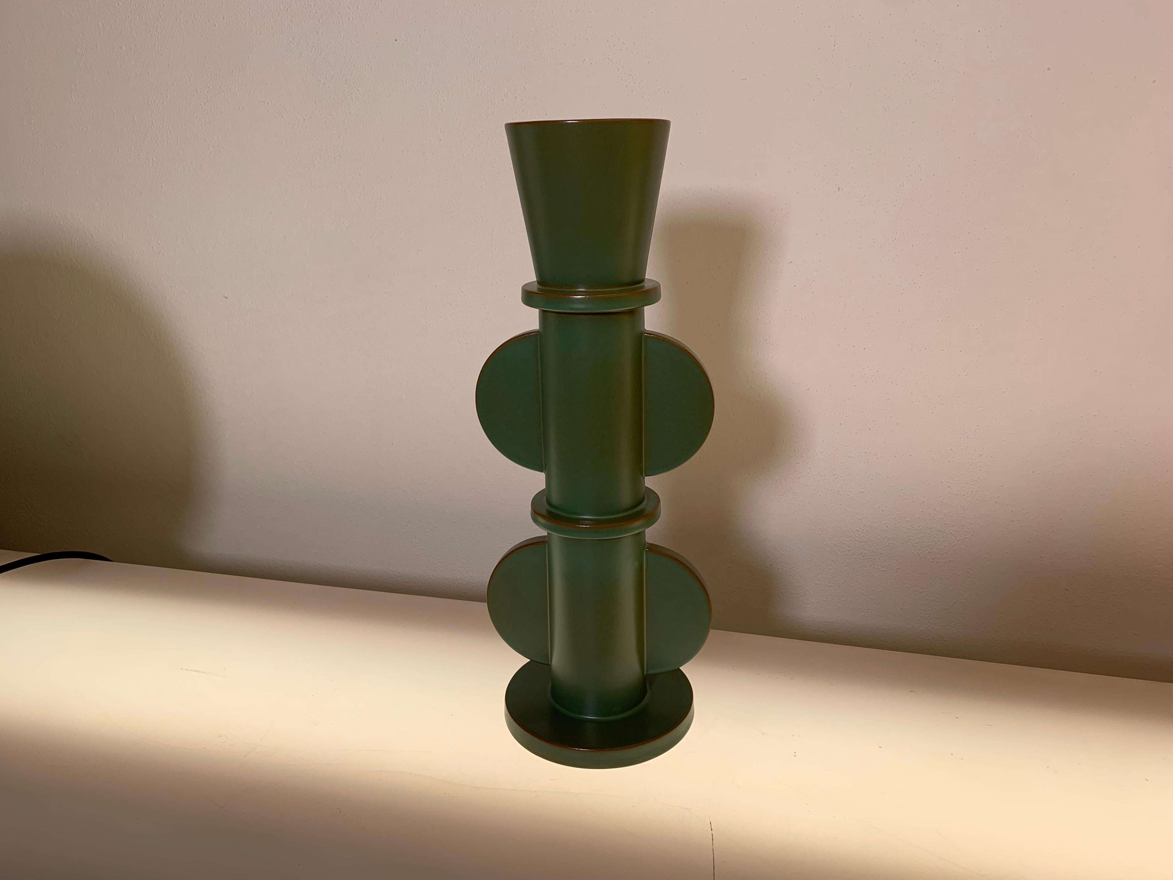 Modern Ceramic Vase by Nathalie Du Pasquier for Alessio Sarri Editions, Italy For Sale