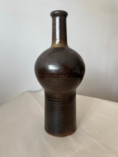 Ceramic Vase By Okki Laine Finland Ca' 1950's