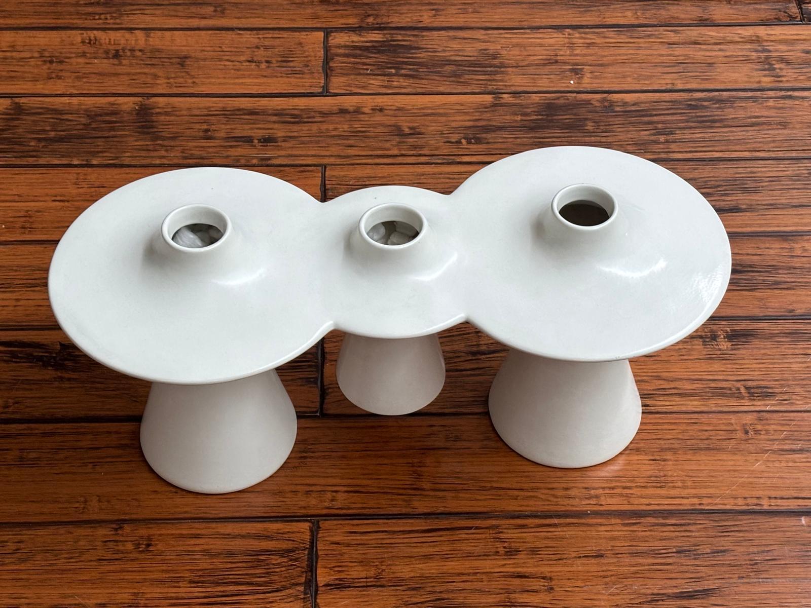 Ceramic vase designed by Paolo Giordano for I+I Collection. With original label.

Biography
The I+I collection is directed by Paolo Giordano, one of the co-founders of I+I in the early nineteen nineties. Though undergoing deep changes since its