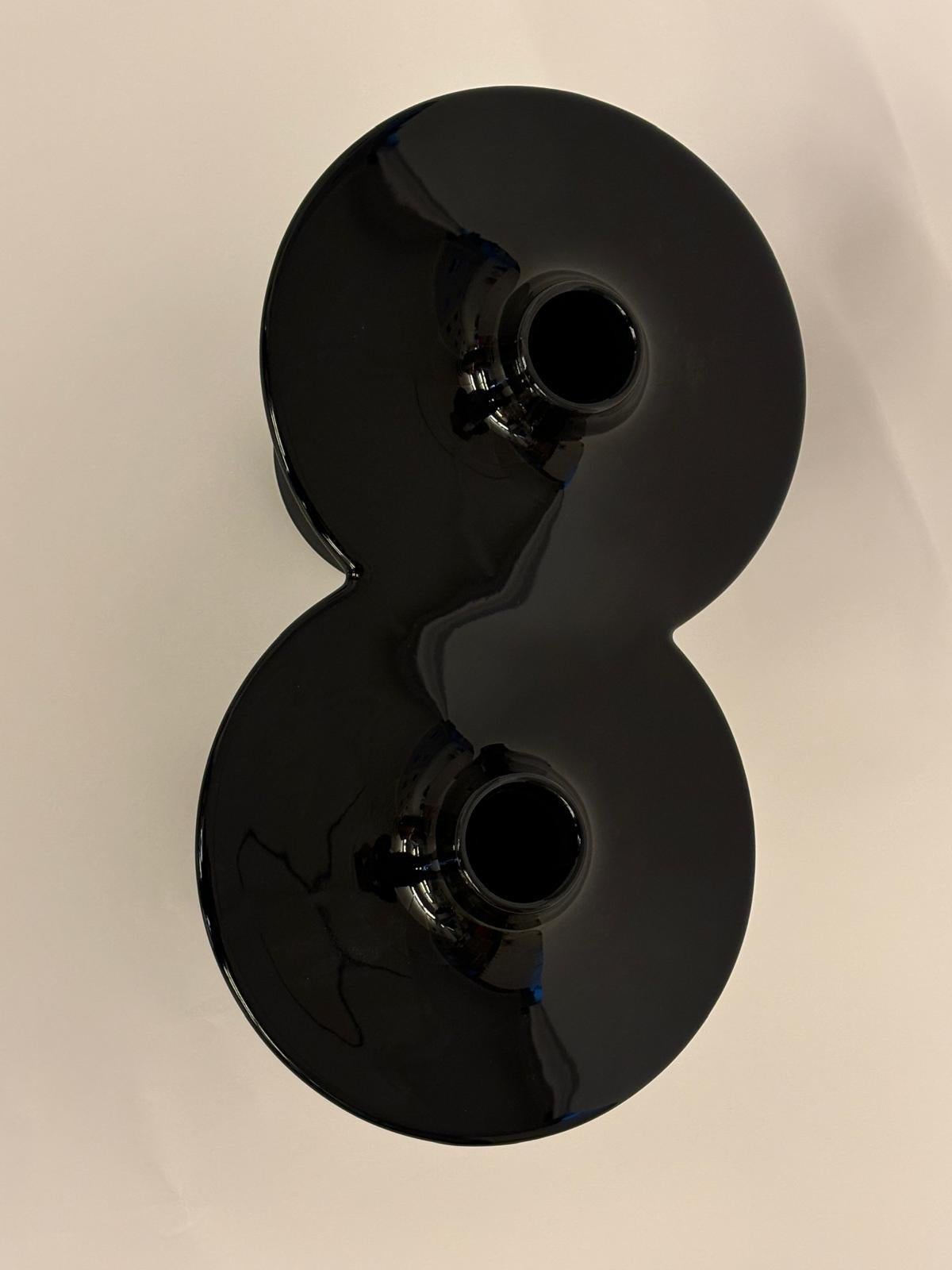 Smaltato Vaso in ceramica di Paolo Giordano per I+I Collectional in vendita
