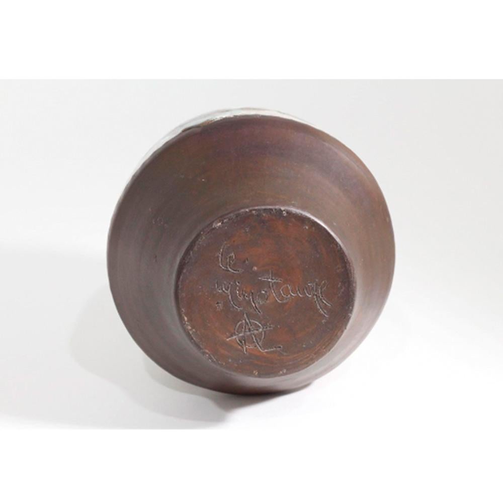Jarrón de cerámica de Paul Quéré de 1960 Francés en venta