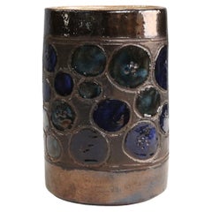 Ceramic vase by Perignem 1960's