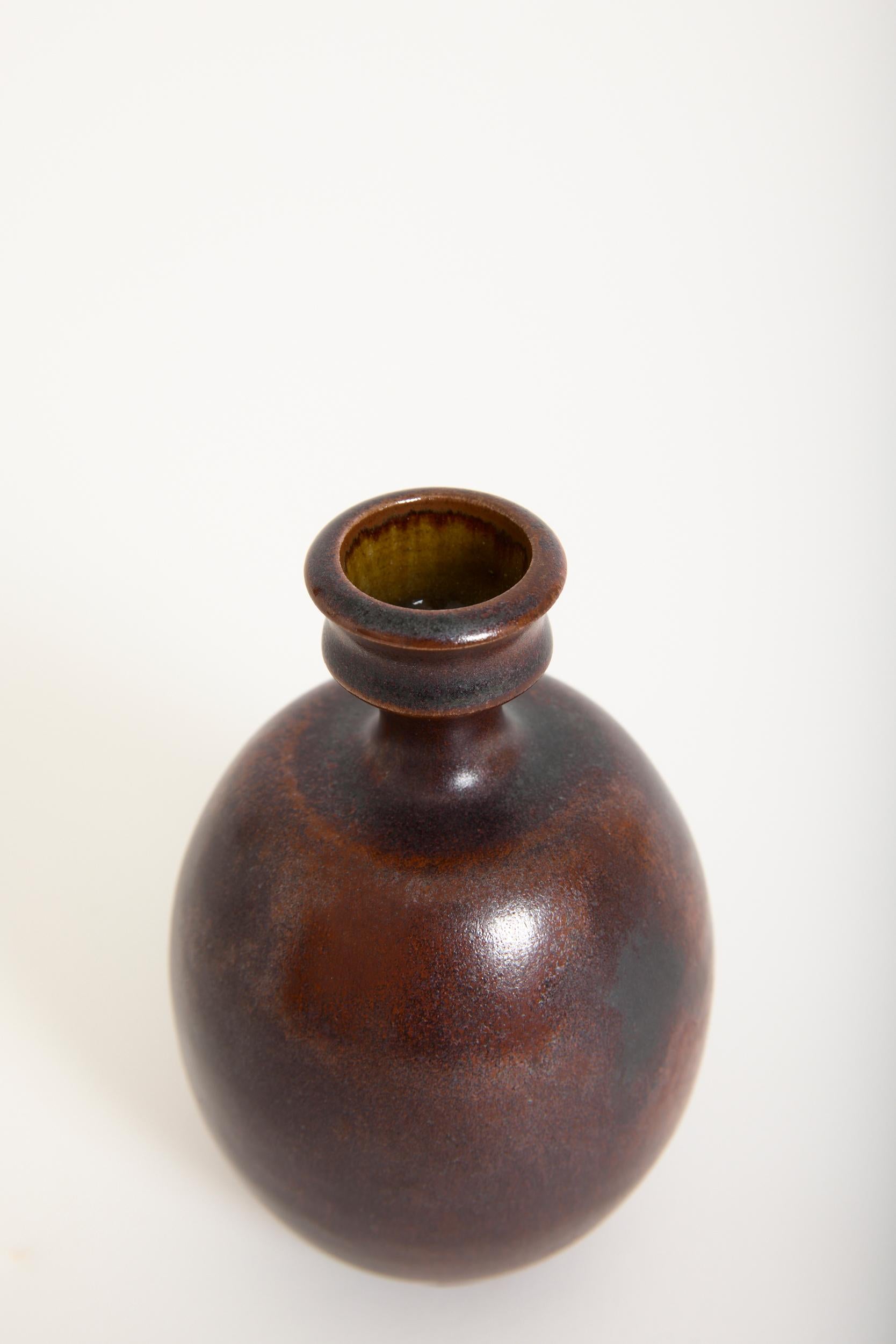 French Ceramic Vase by Pierre Devie For Sale