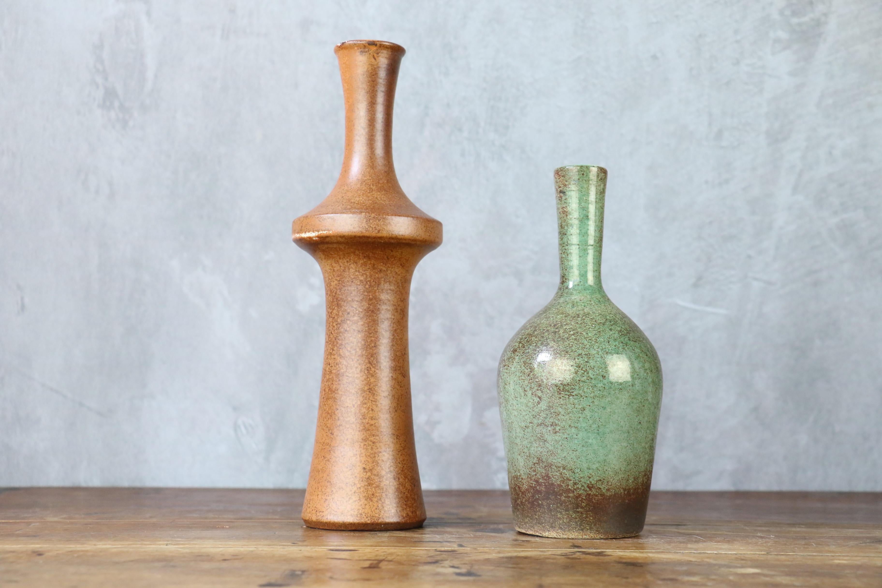 20th Century Ceramic vase by Robert Chiazzo, era Jouve, Ruelland For Sale