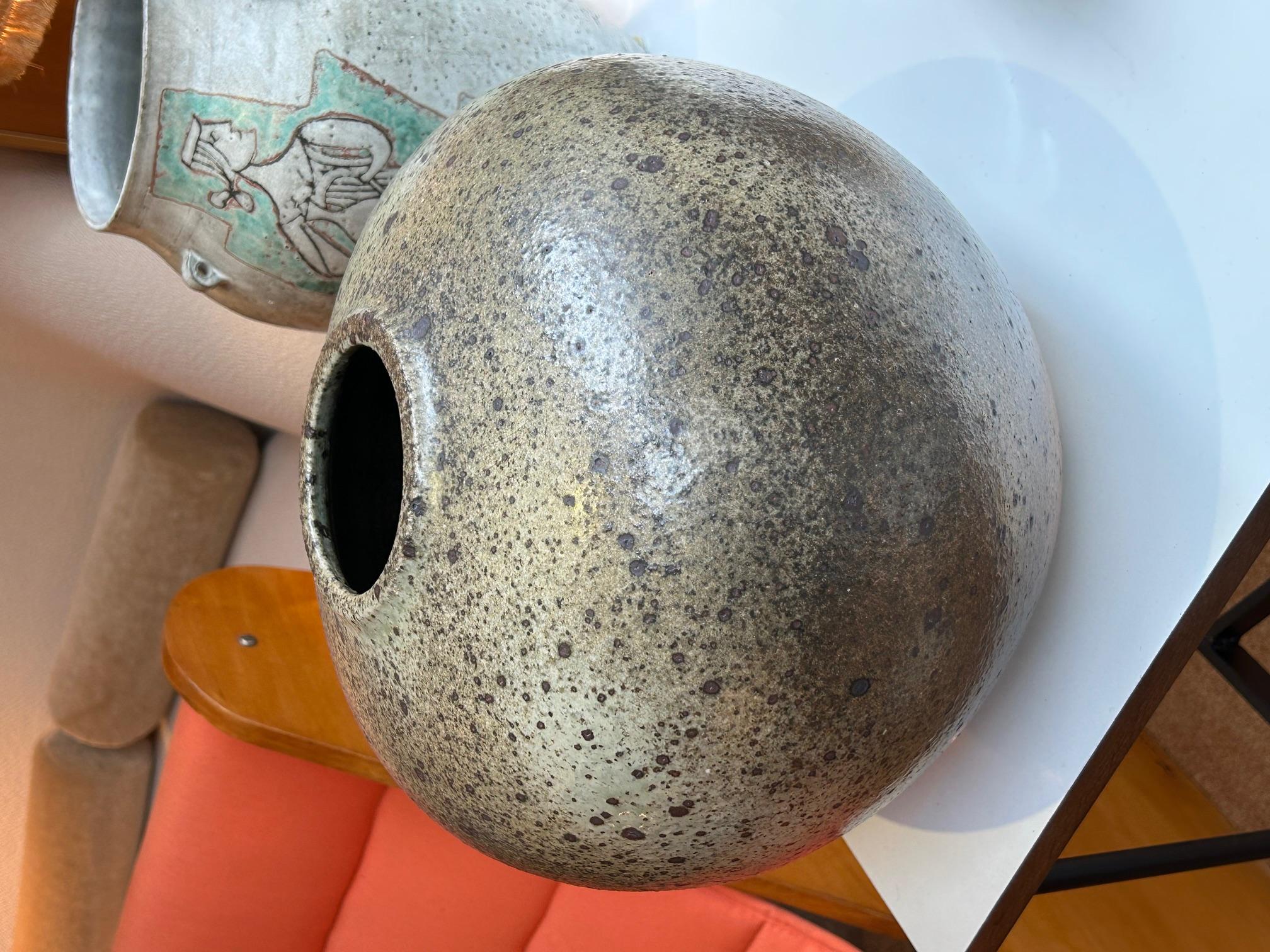 Fin du 20e siècle Vase en céramique de Robert Thelander, France, années 1970 en vente