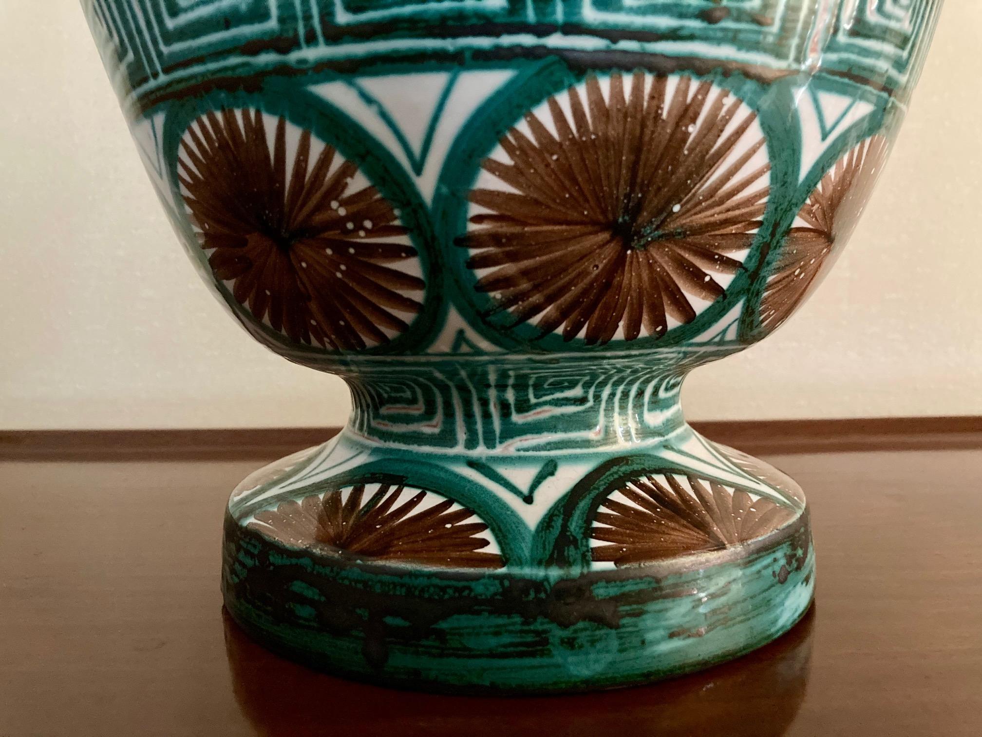 Glazed Ceramic Vase by Robert Picault, Vallauris, circa 1950