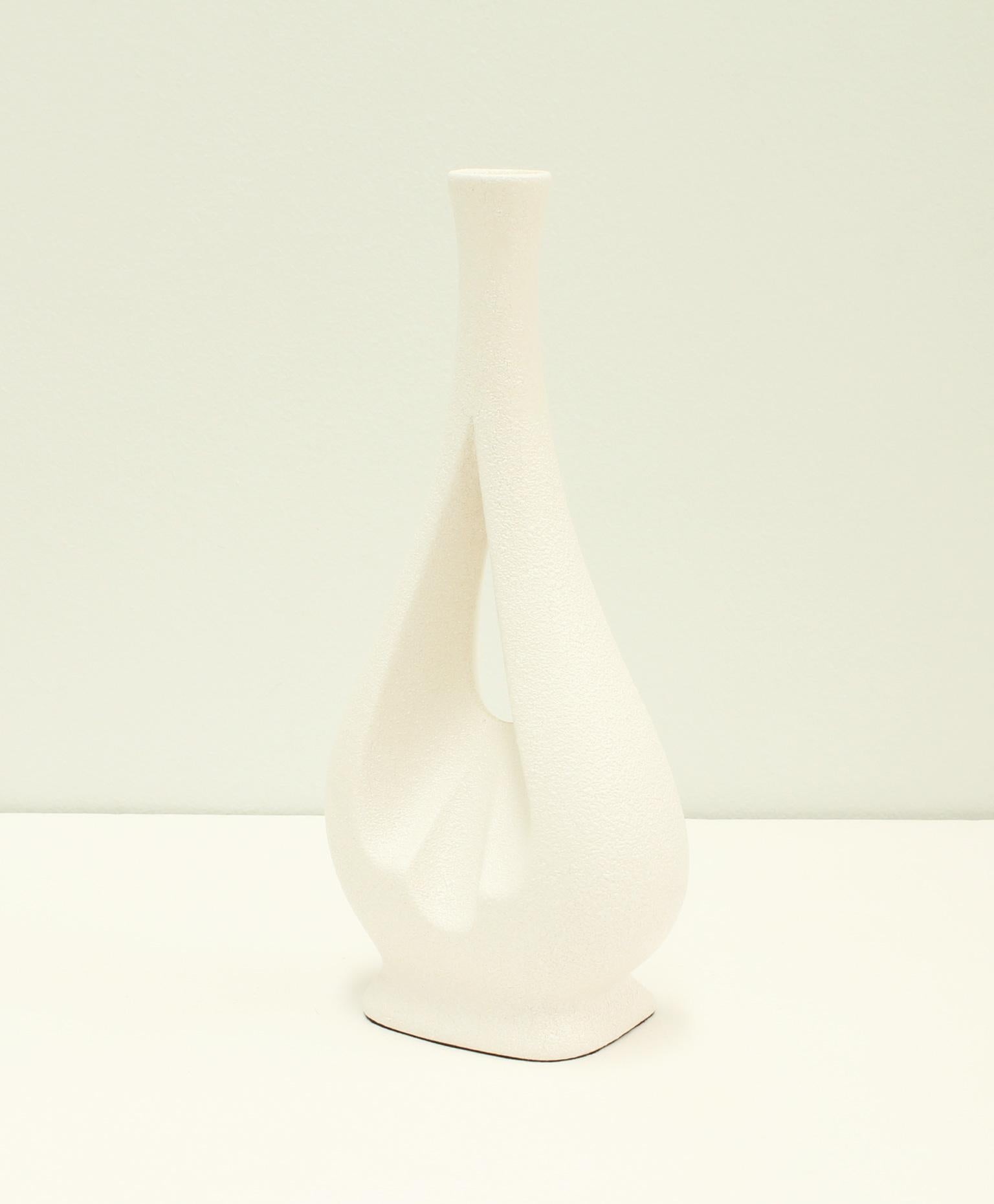 Mid-Century Modern Ceramic Vase by Roberto Rigon for Bertoncello, Italy, 1970's For Sale