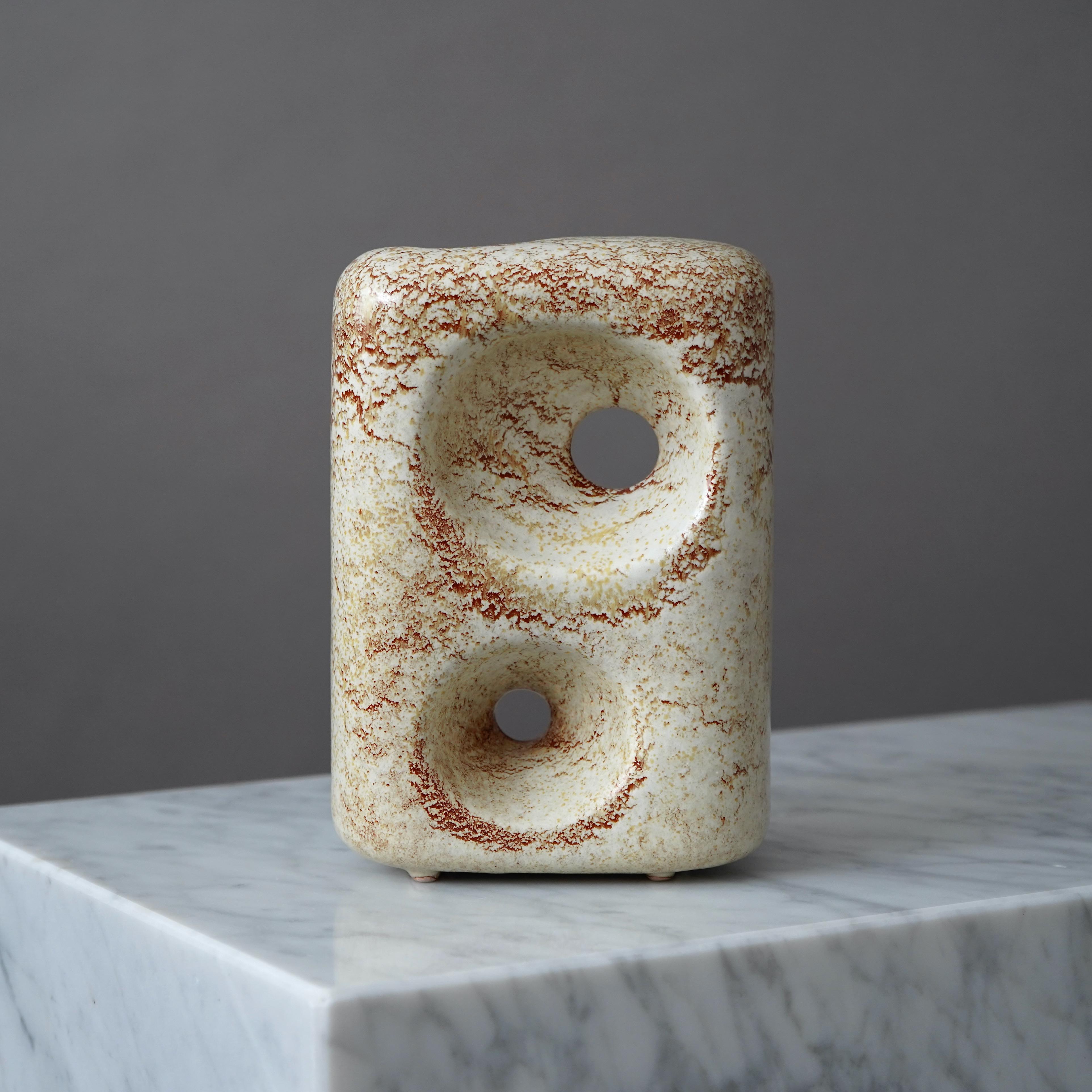 Ceramic Vase by Roberto Rigon for Bertoncello. Italy, 1970s 2