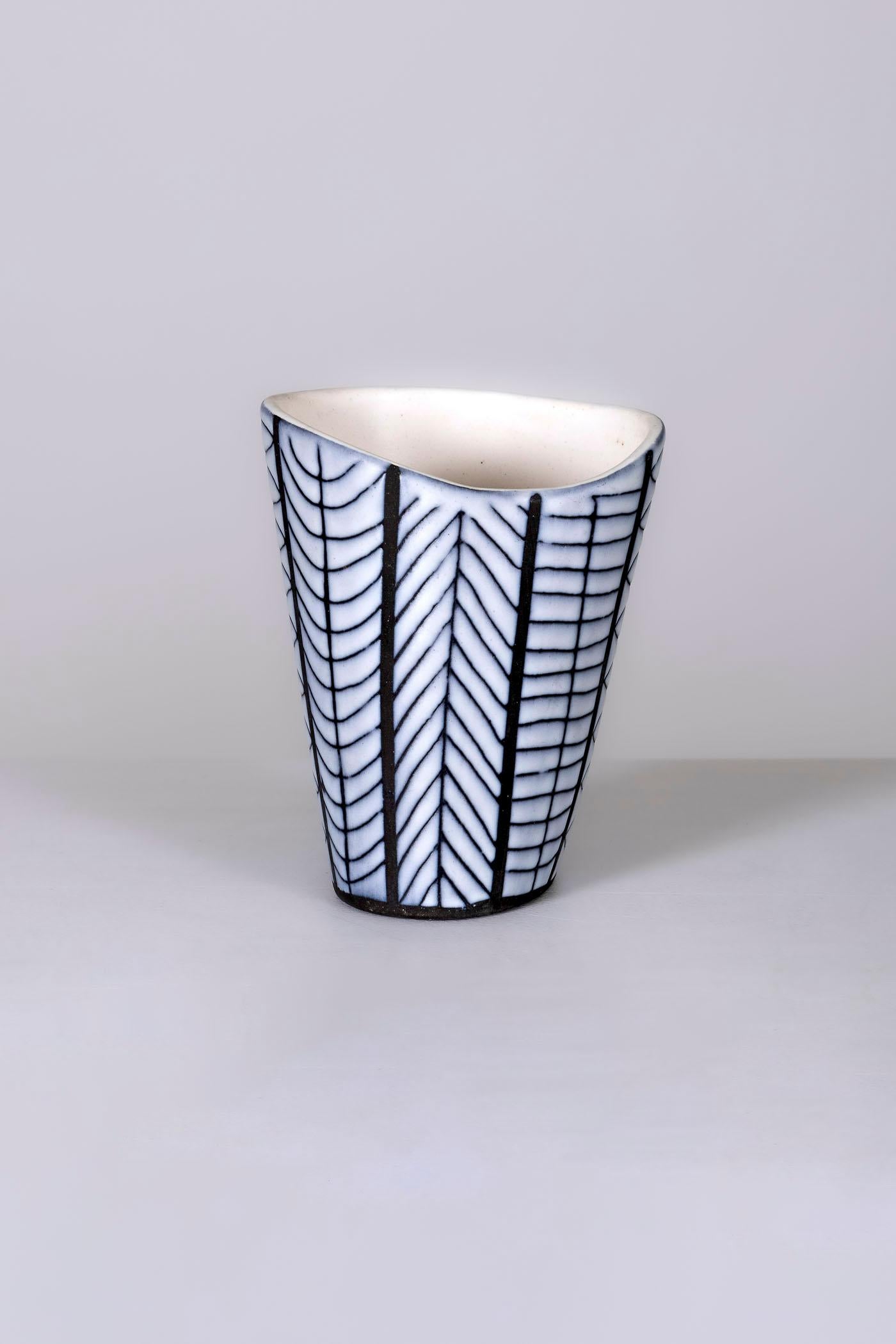 Keramikvase von Roger Capron, 1960er-Jahre (20. Jahrhundert) im Angebot