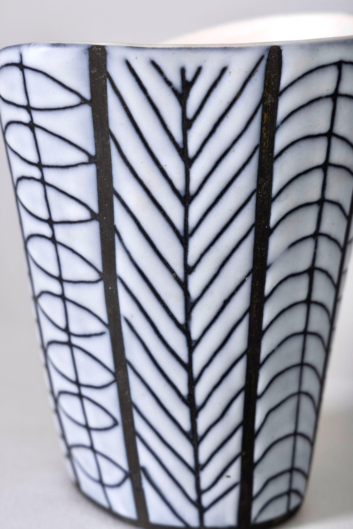 Keramikvase von Roger Capron, 1960er-Jahre im Angebot 2