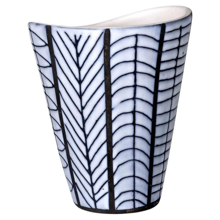 Vaso in ceramica di Roger Capron, anni '60
