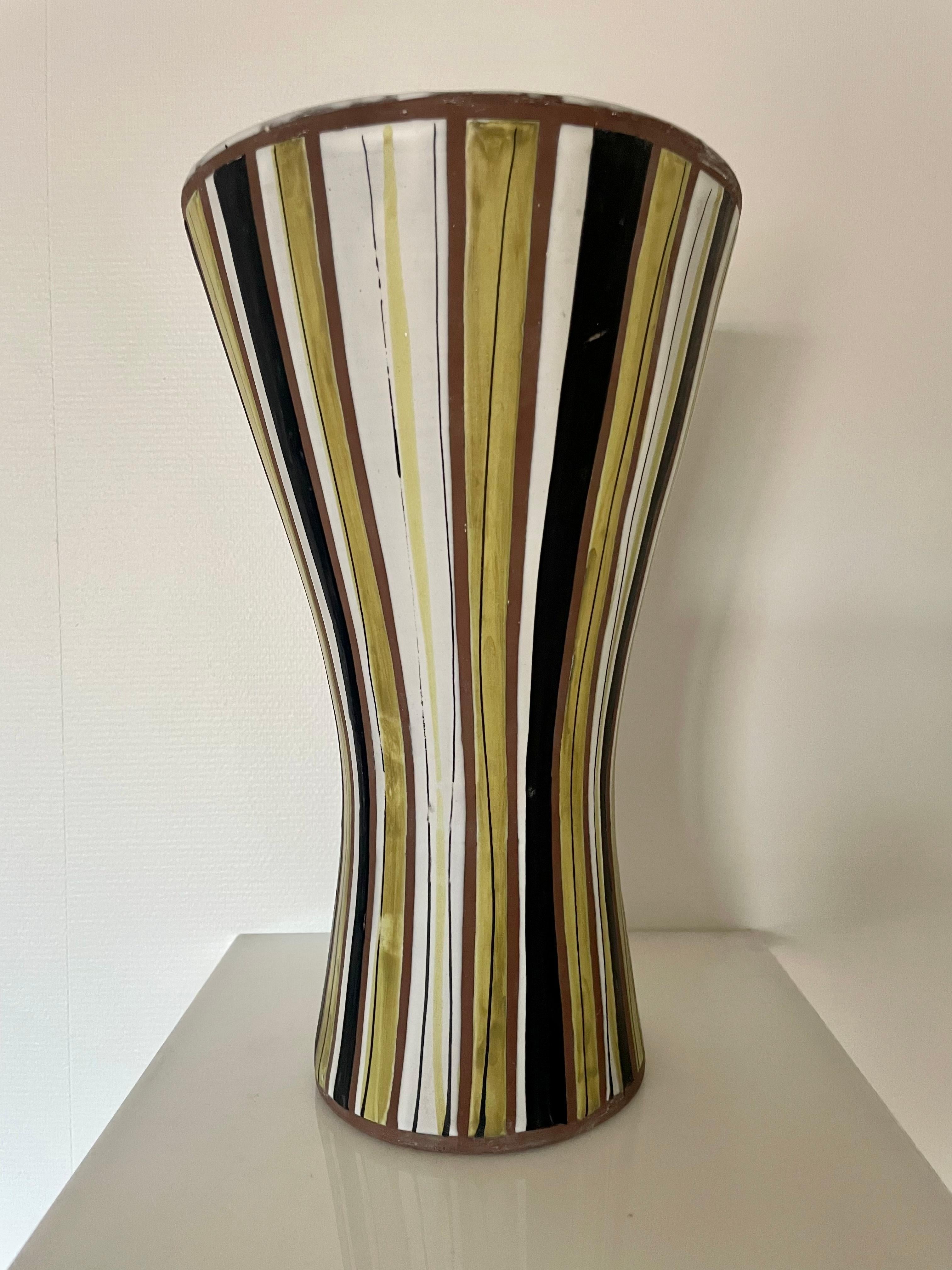 Ceramic Vase by Roger Capron For Sale 1