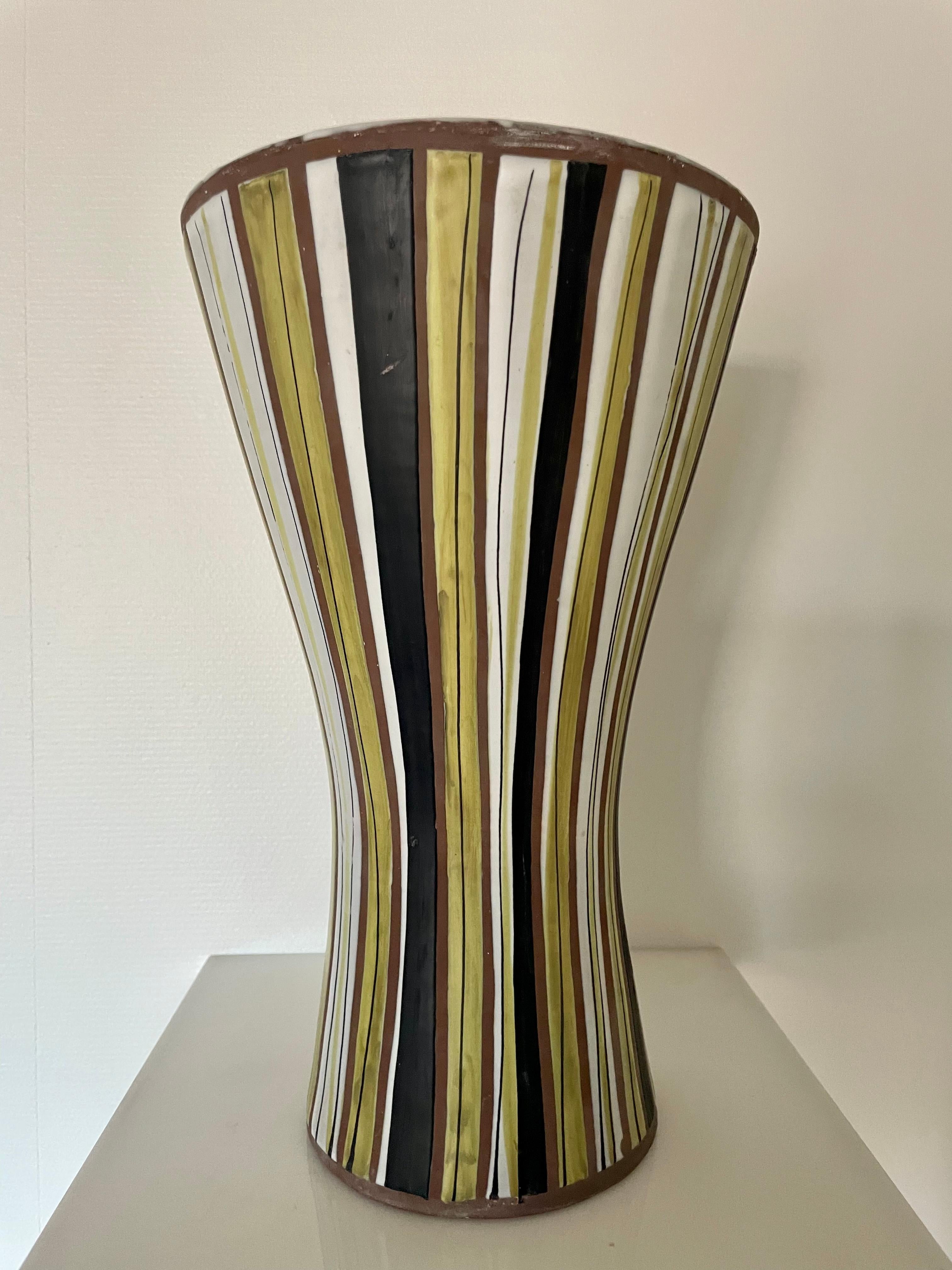 Mid-Century Modern Ceramic Vase by Roger Capron For Sale
