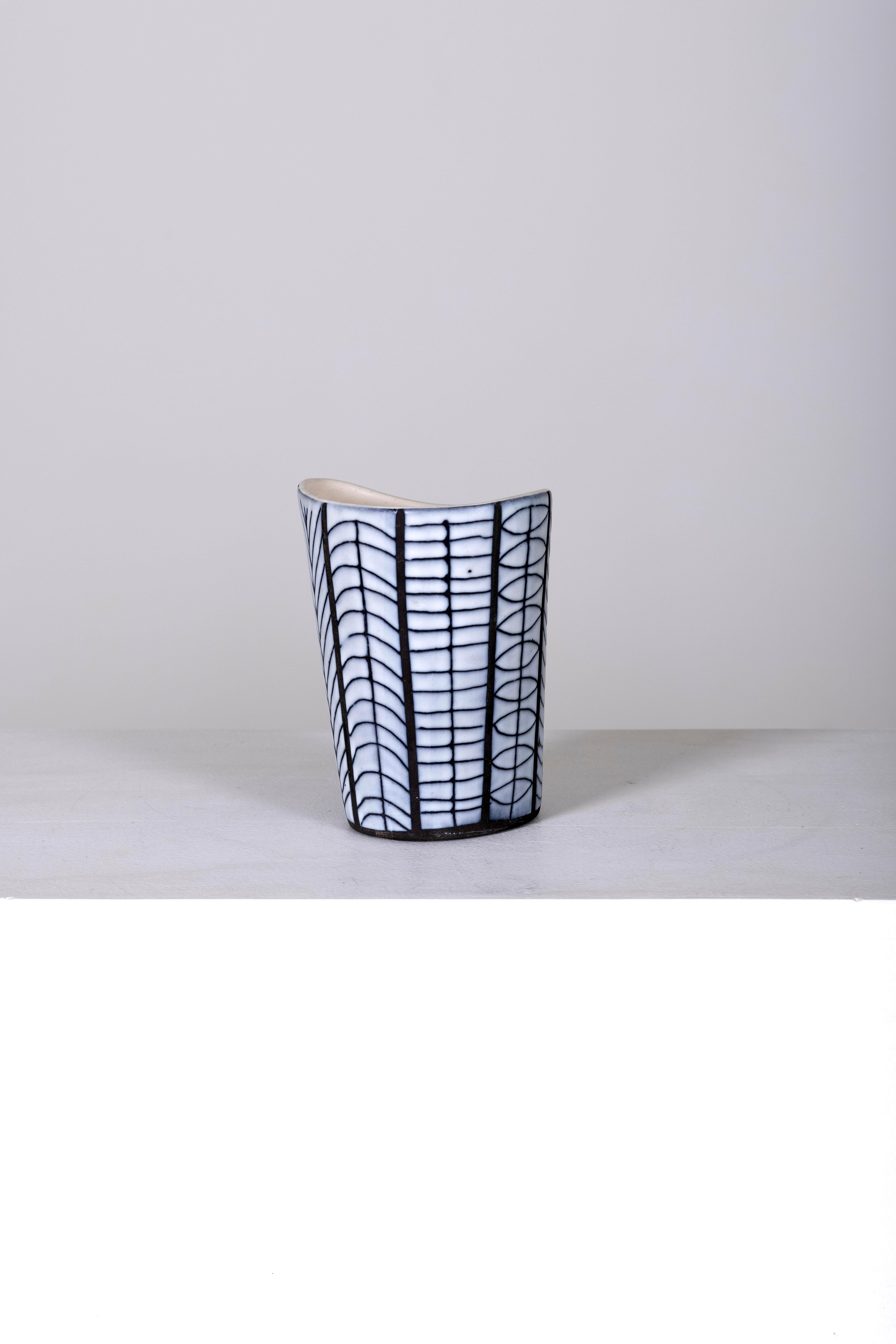 Ceramic vase by Roger Capron For Sale 3