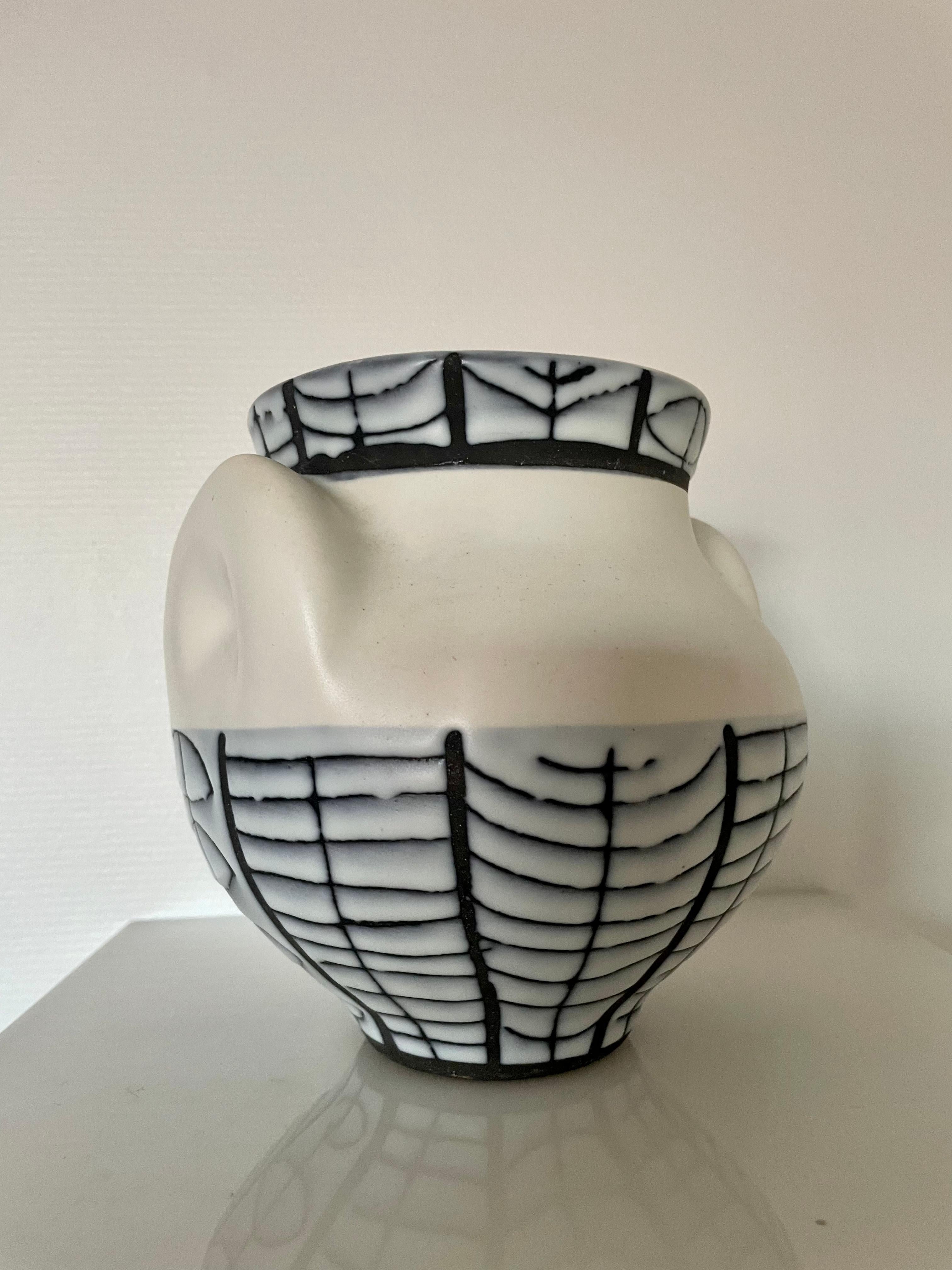 20th Century Ceramic Vase by Roger Capron For Sale