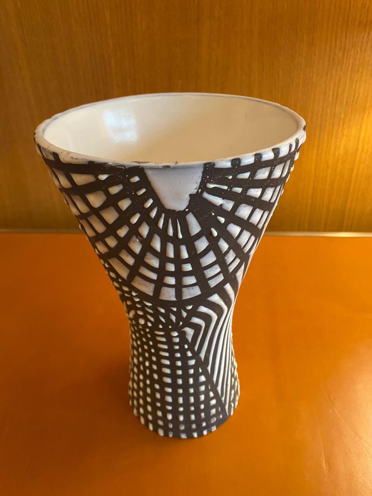 French Ceramic Vase by Roger Capron, France, 1950s For Sale