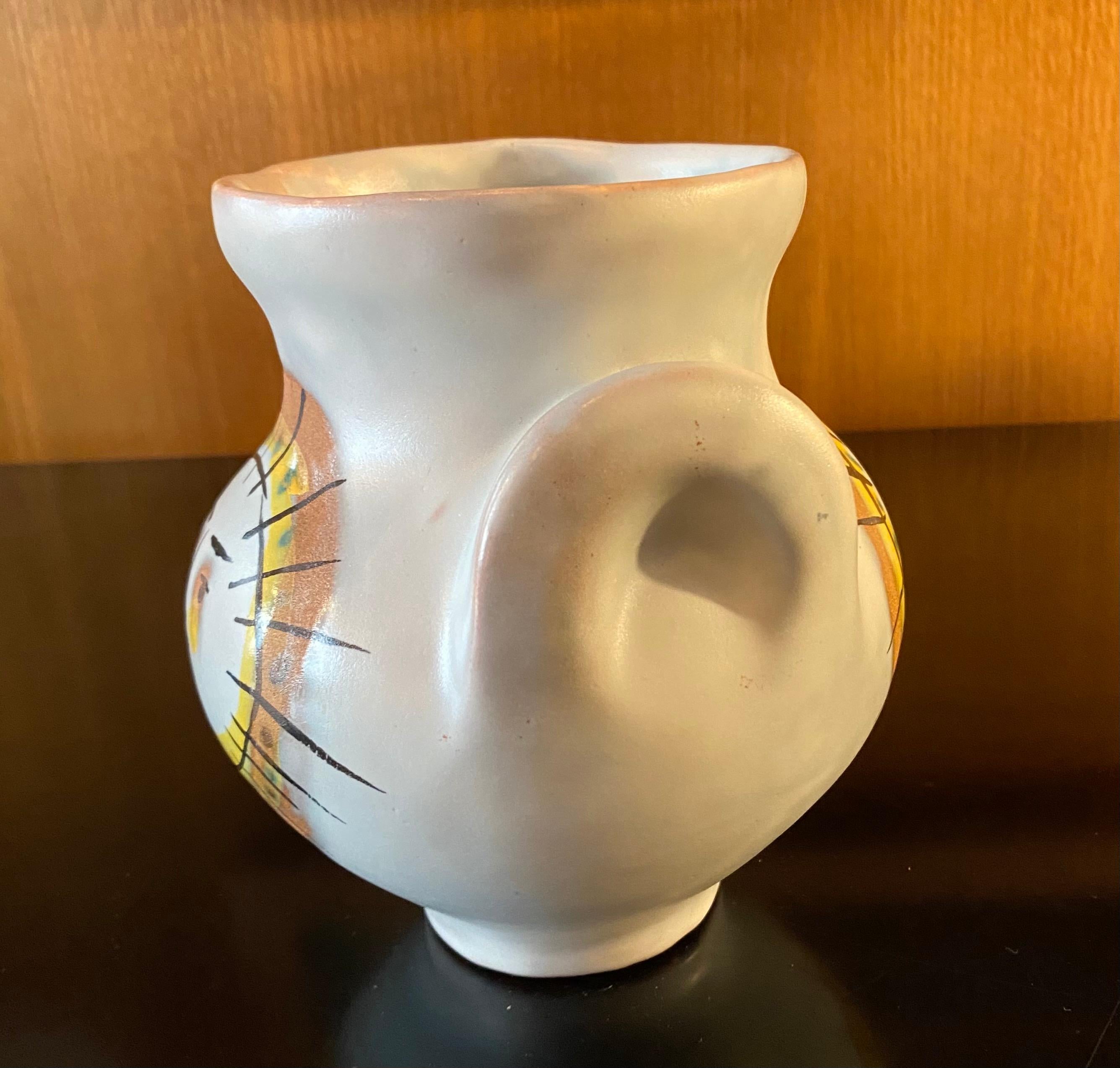 French Ceramic Vase by Roger Capron, France, 1960s For Sale