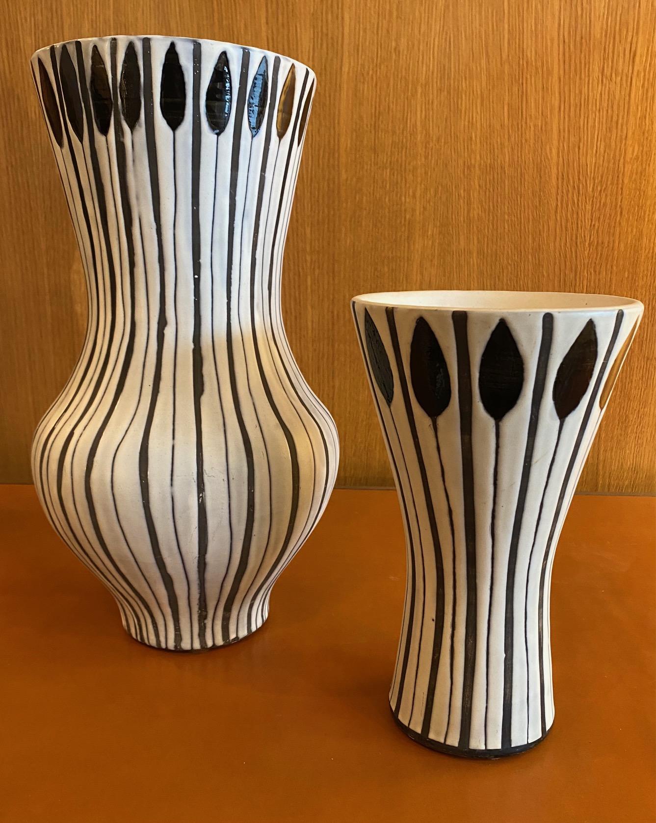 Milieu du XXe siècle Vase en céramique de Roger Capron, France, années 1960 en vente