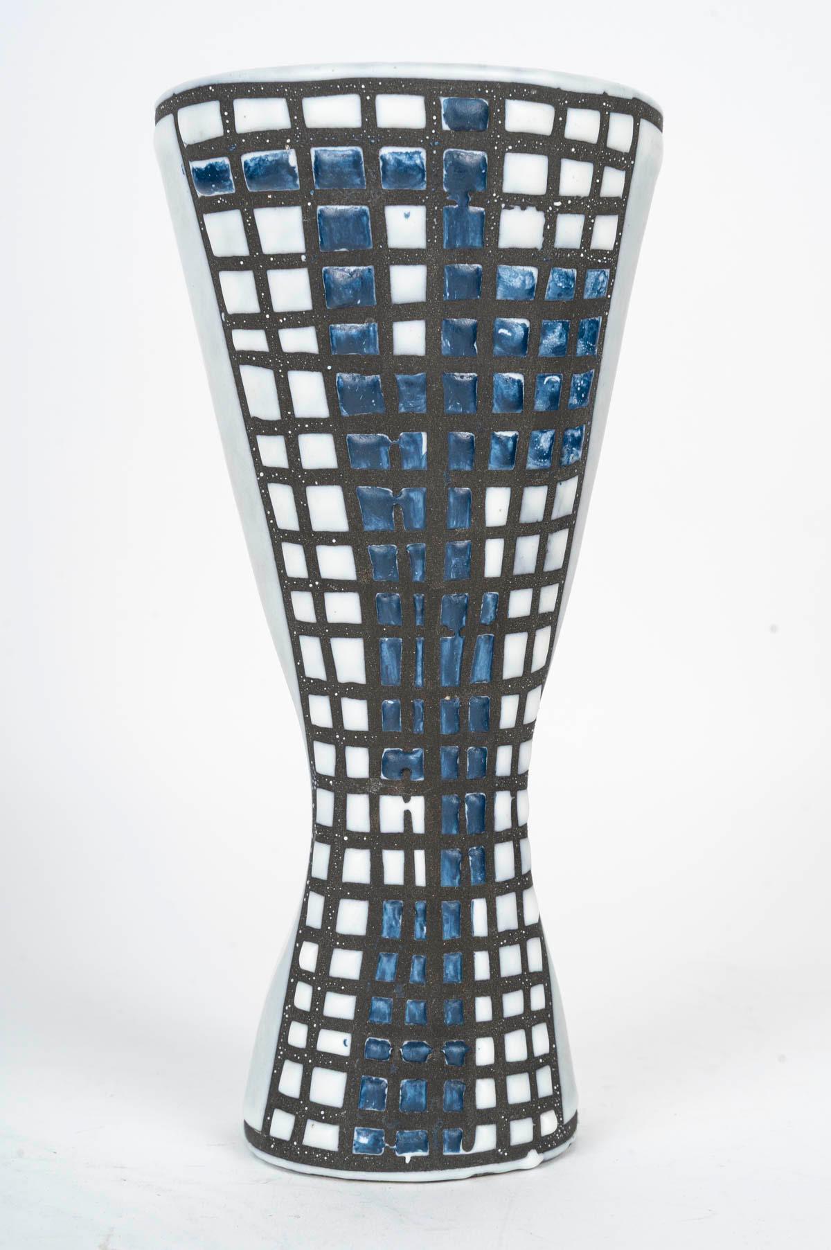 Francese Vaso in ceramica di Roger Capron a Vallauris, circa 1960. in vendita