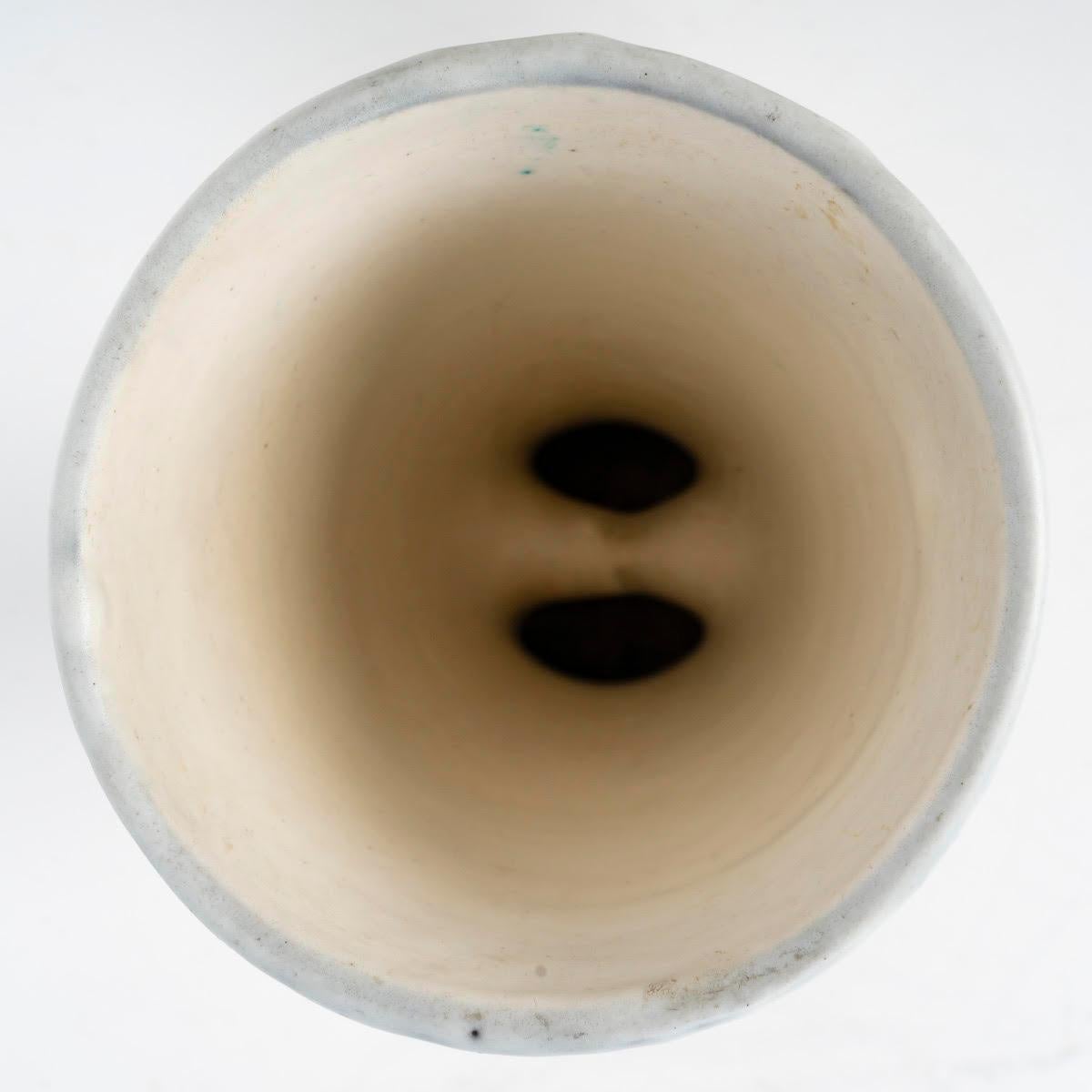 Vaso in ceramica di Roger Capron a Vallauris, circa 1960. In condizioni buone in vendita a Saint-Ouen, FR