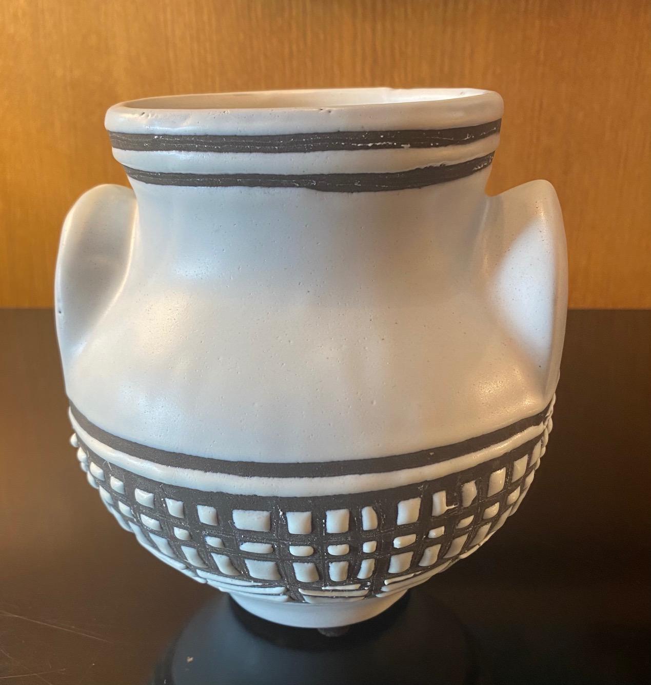 French Ceramic Vase by Roger Capron, Vallauris, France, 1950s For Sale