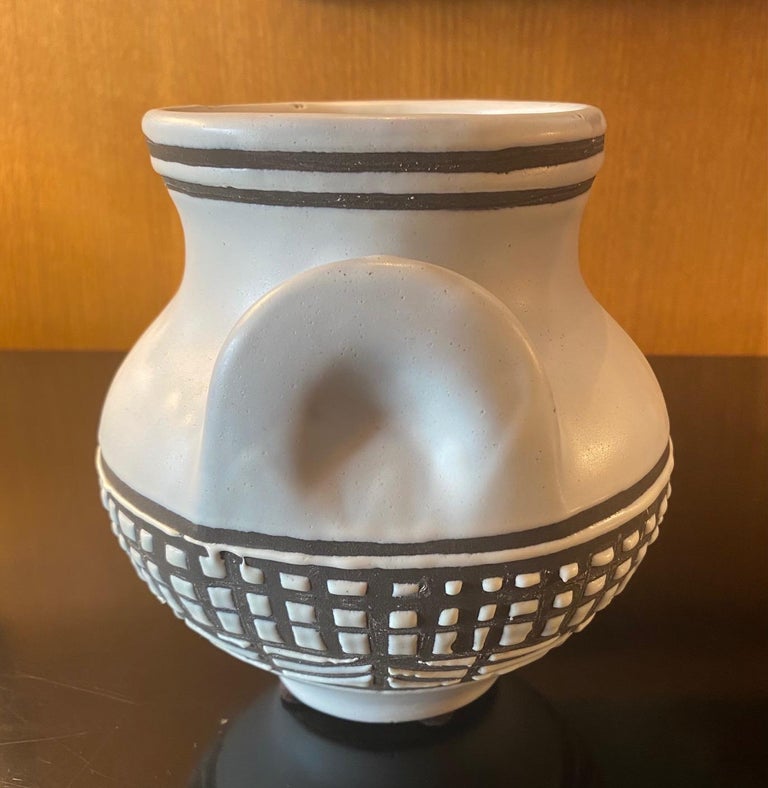 Ceramic Vase by Roger Capron, Vallauris, France, 1950s In Good Condition For Sale In Paris, FR