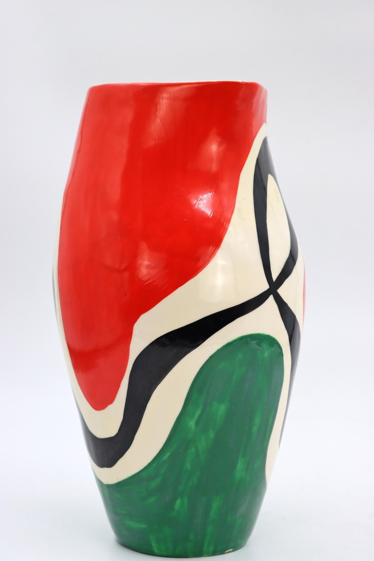 Mid-Century Modern Ceramic Vase by Roland Brice and Biot