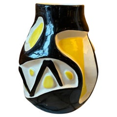 Jarrón de cerámica de Roland Brice, Biot, Francia, alrededor de los años 60