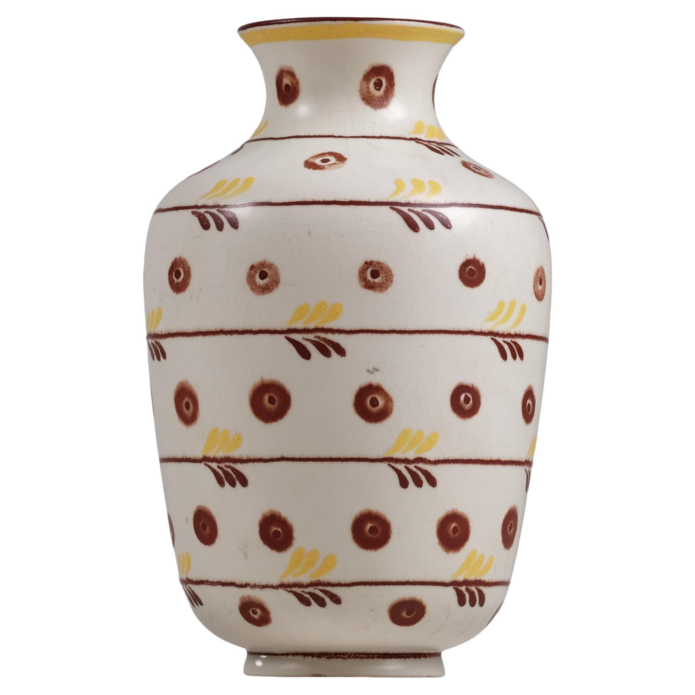 Ceramic Vase by Rörstrand, Sweden, 1940s For Sale