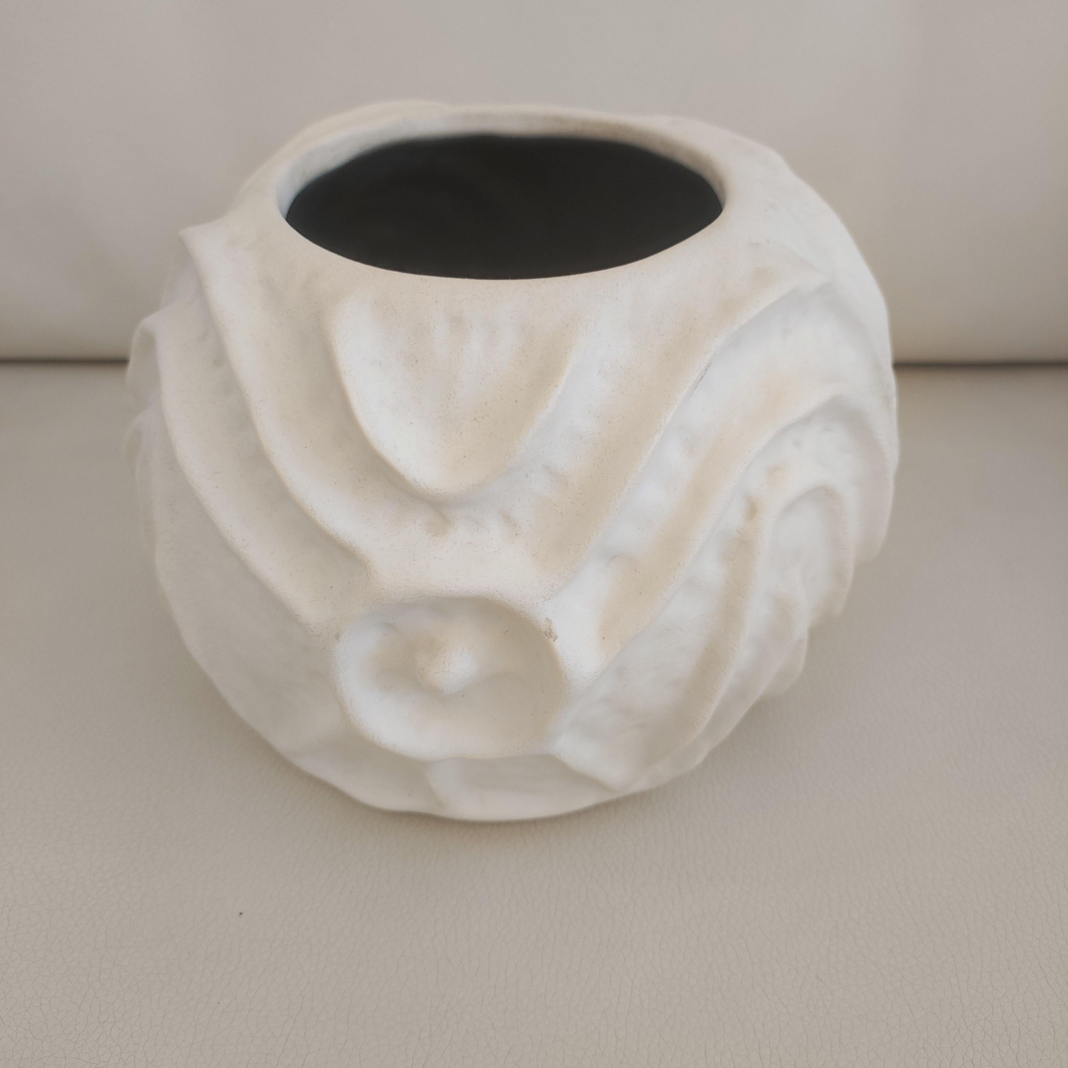 20th Century Ceramic Vase by Santiago, Signed, circa 1990